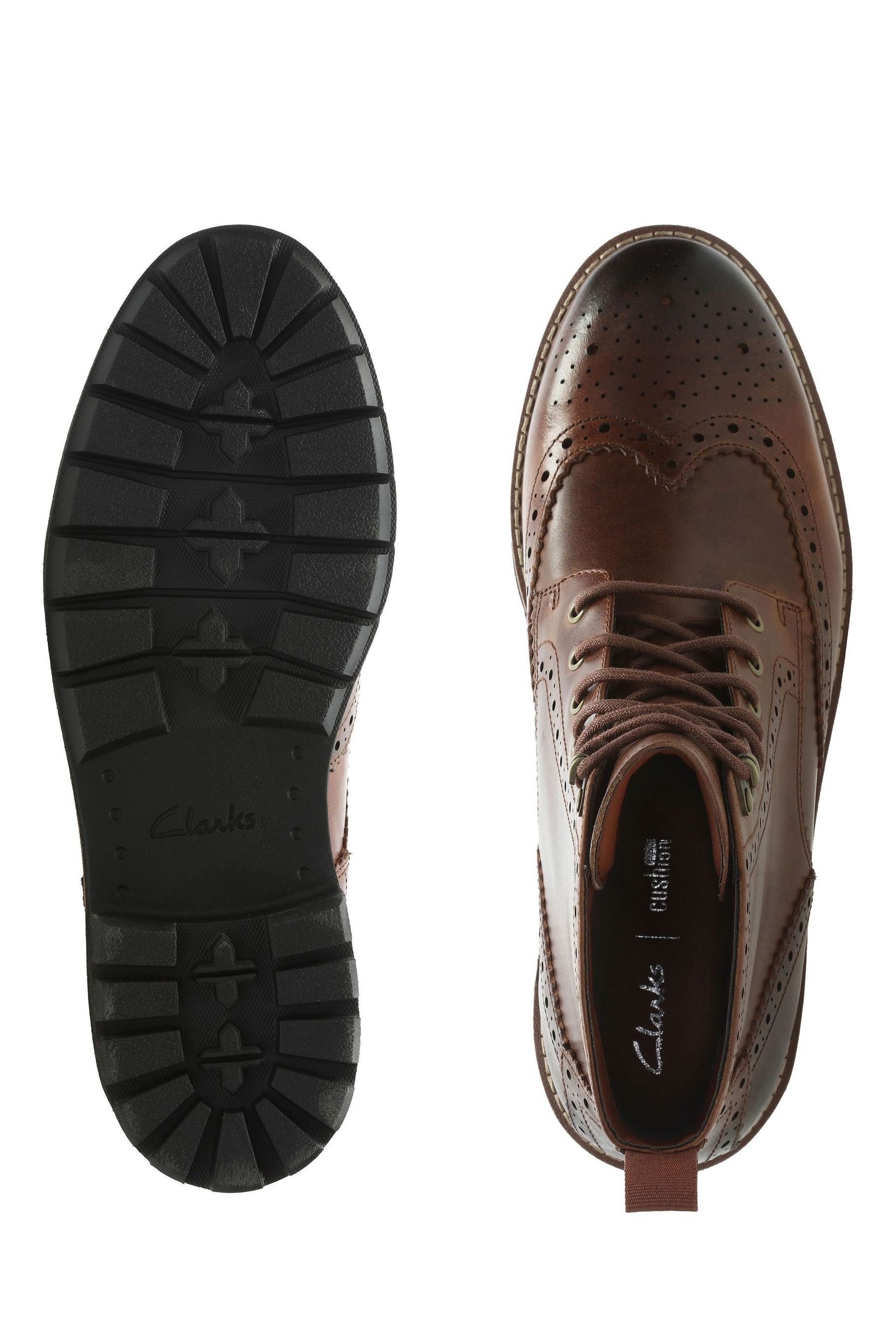 Buy Clarks Brown Batcombe Lord Boots from Next Belgium