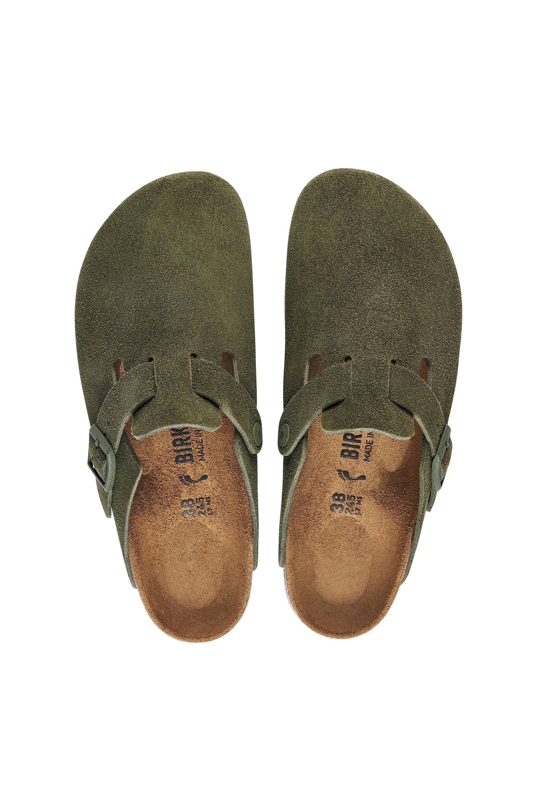 Buy Birkenstock Boston Suede Clogs from Next Luxembourg