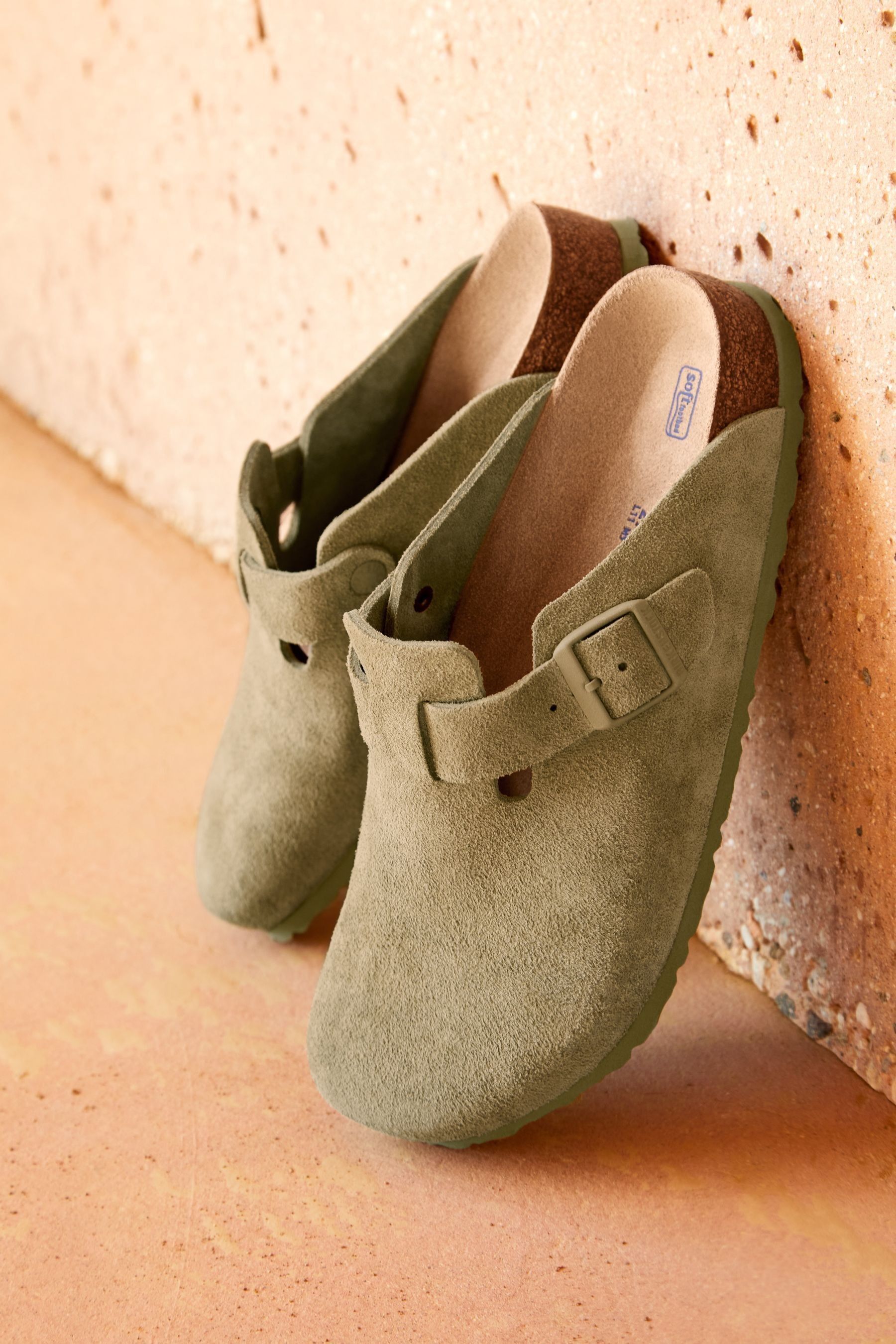 Buy Birkenstock Boston Suede Clogs from Next Spain