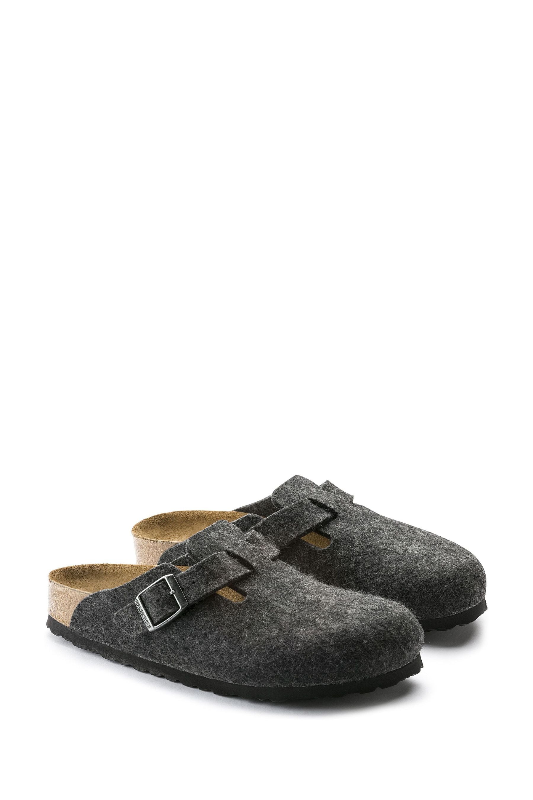 Birkenstock boston grey hot sale