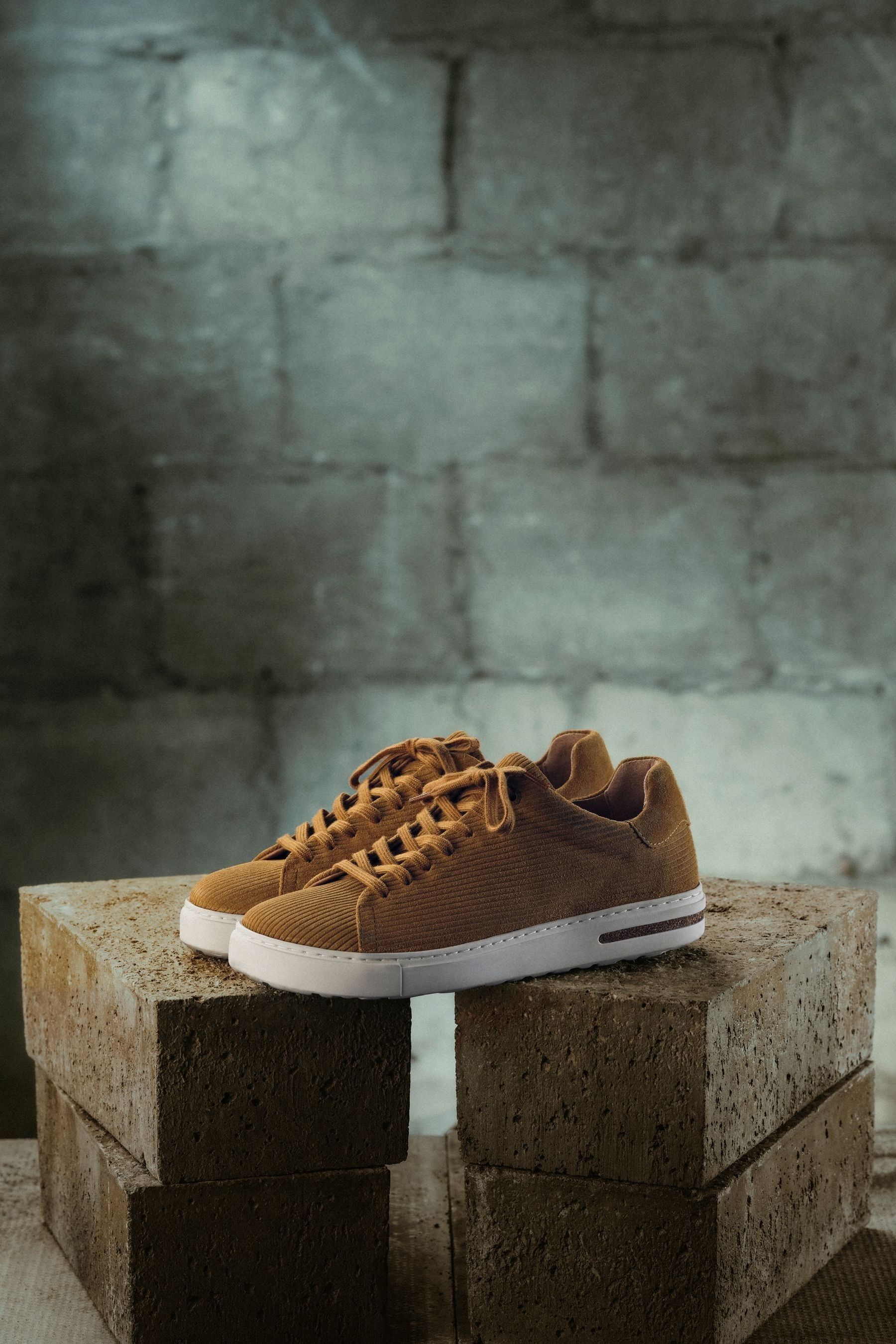 Birkenstock Bend Low Cord Cork Brown Trainers