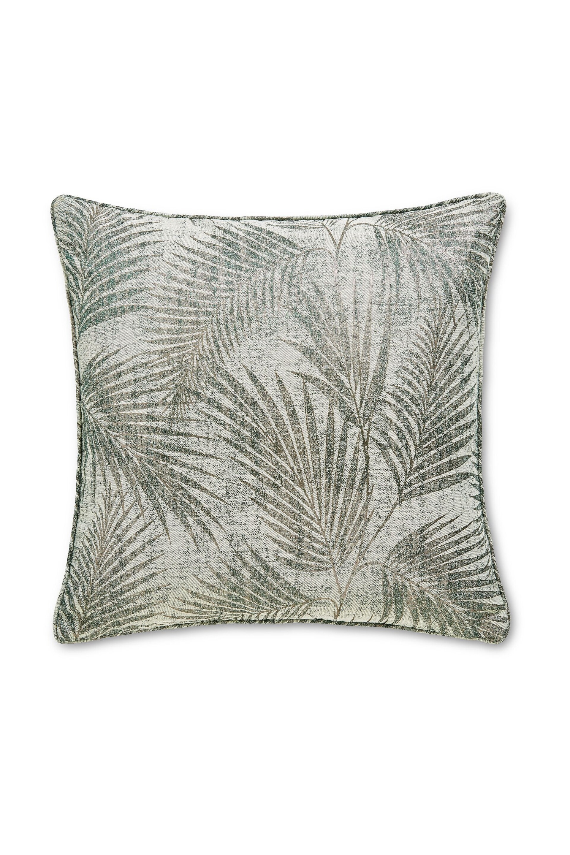 Hyperion Green Tamra Palm Piped Cushion - Image 3 of 3