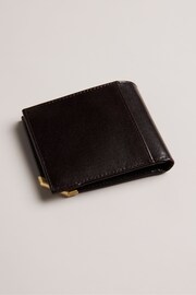 Ted Baker Brown Kornerr Metal Corner Bifold Coin Wallet - Image 2 of 4