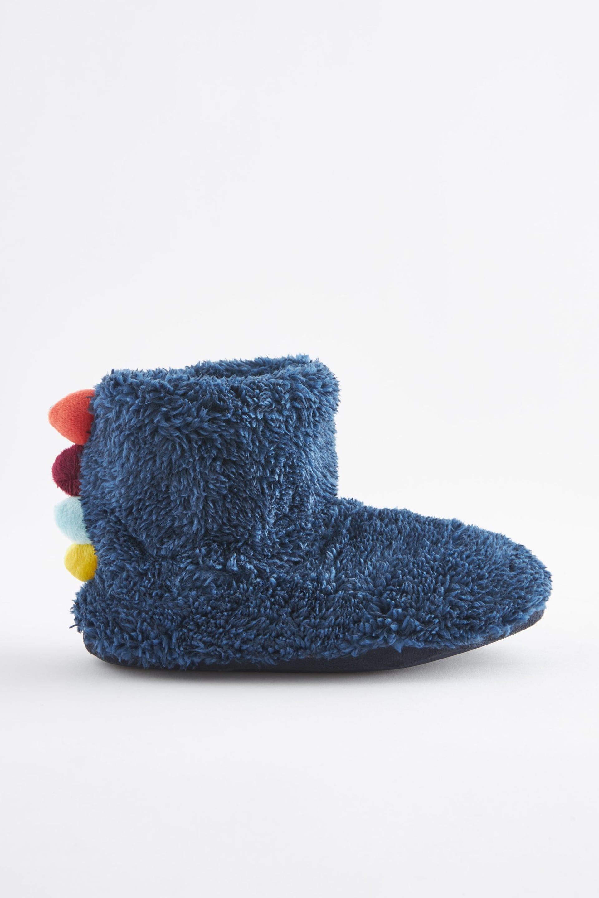 Blue Warm Lined Slipper Boots - Image 2 of 5
