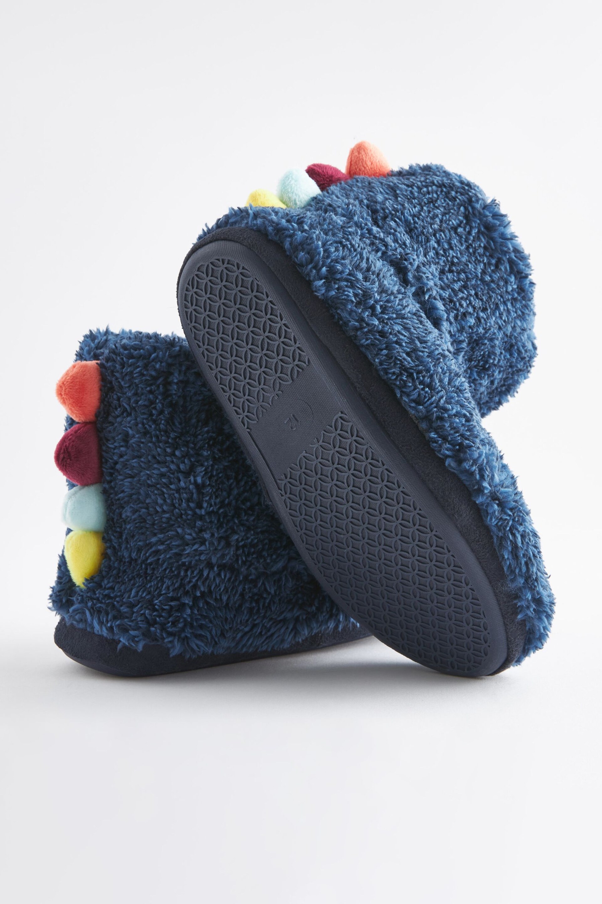 Blue Warm Lined Slipper Boots - Image 3 of 5