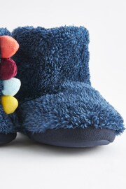 Blue Warm Lined Slipper Boots - Image 5 of 5