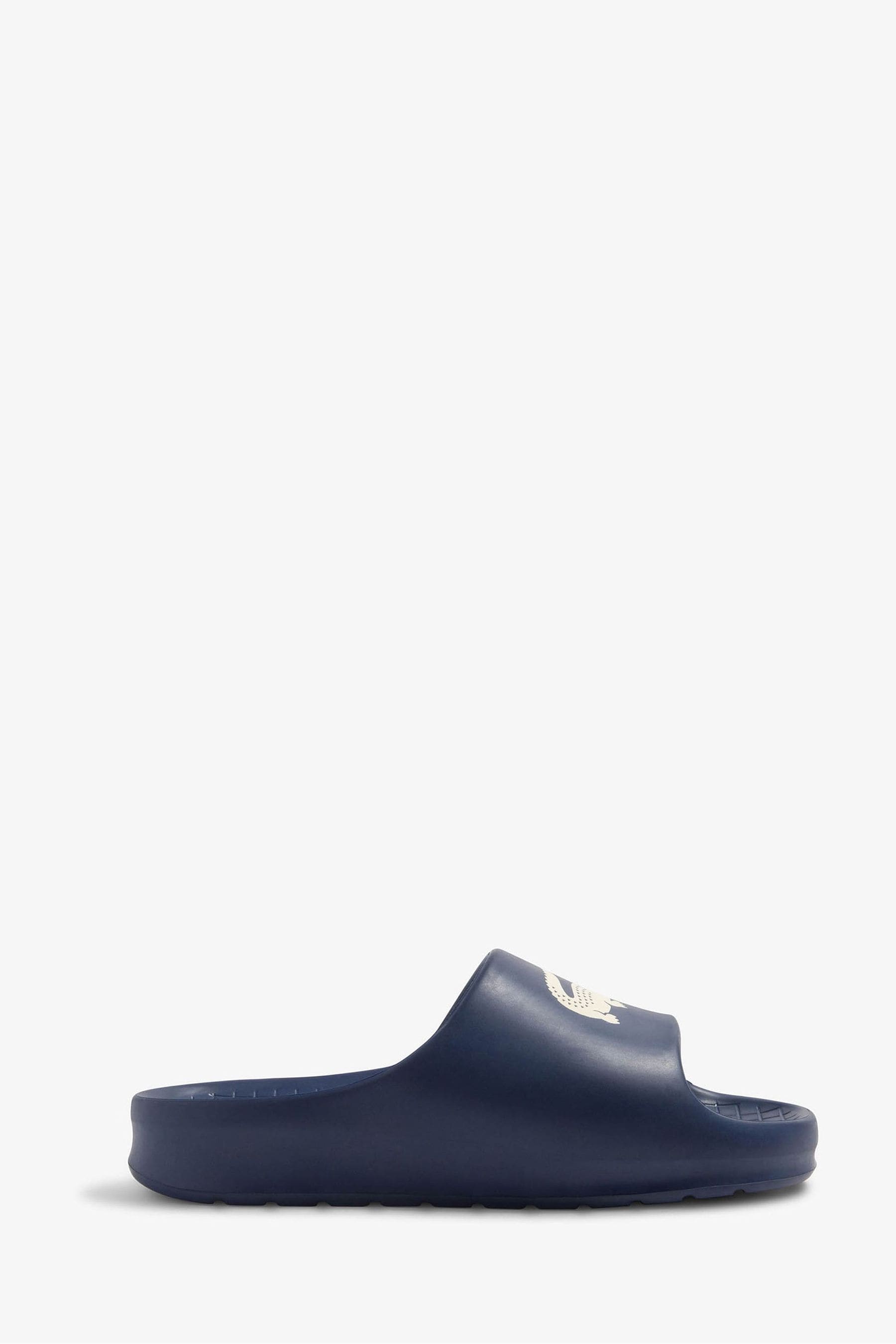 Lacoste navy sliders top