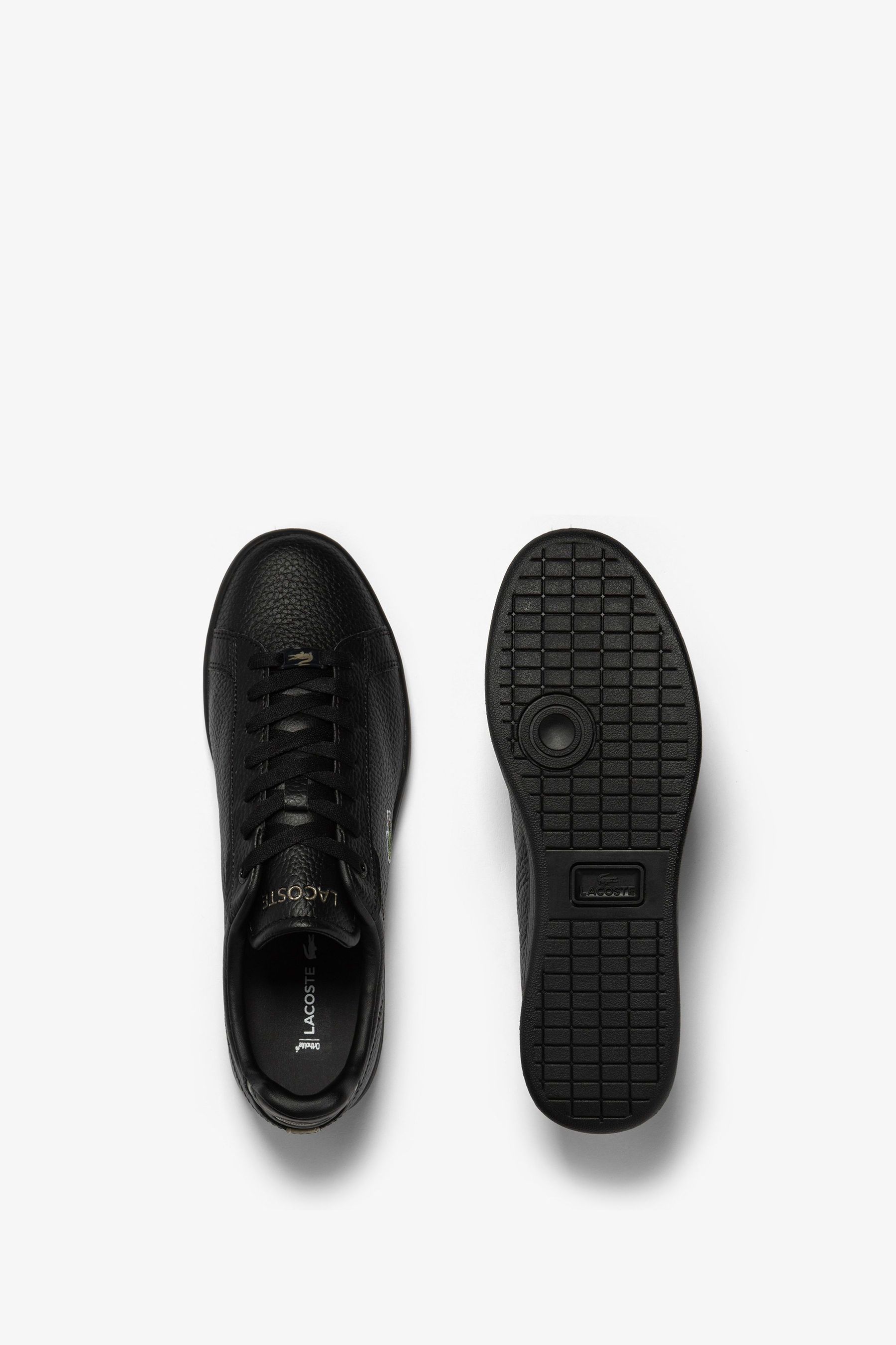 Buy Lacoste Mens Carnaby Pro Black Trainers from Next Luxembourg