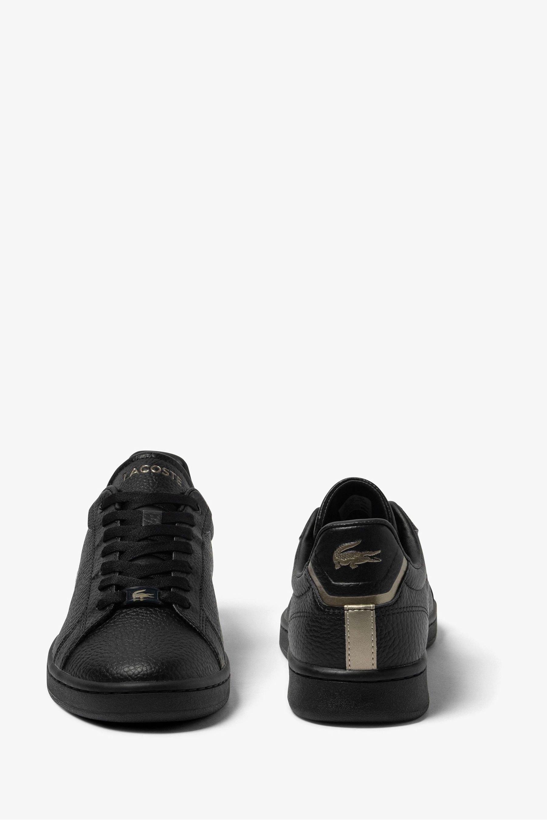 Buy Lacoste Mens Carnaby Pro Black Trainers from Next Luxembourg