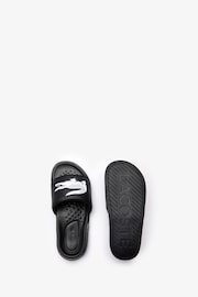 Lacoste Serve Dualiste Black Slides - Image 2 of 4