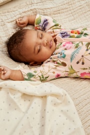 Pink Velour Sleepsuit (0mths-3yrs) - Image 2 of 8