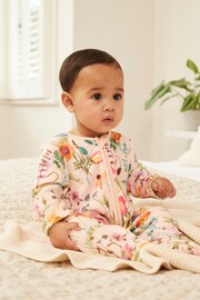 Pink Velour Sleepsuit (0mths-3yrs) - Image 3 of 8