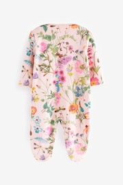 Pink Velour Sleepsuit (0mths-3yrs) - Image 7 of 8