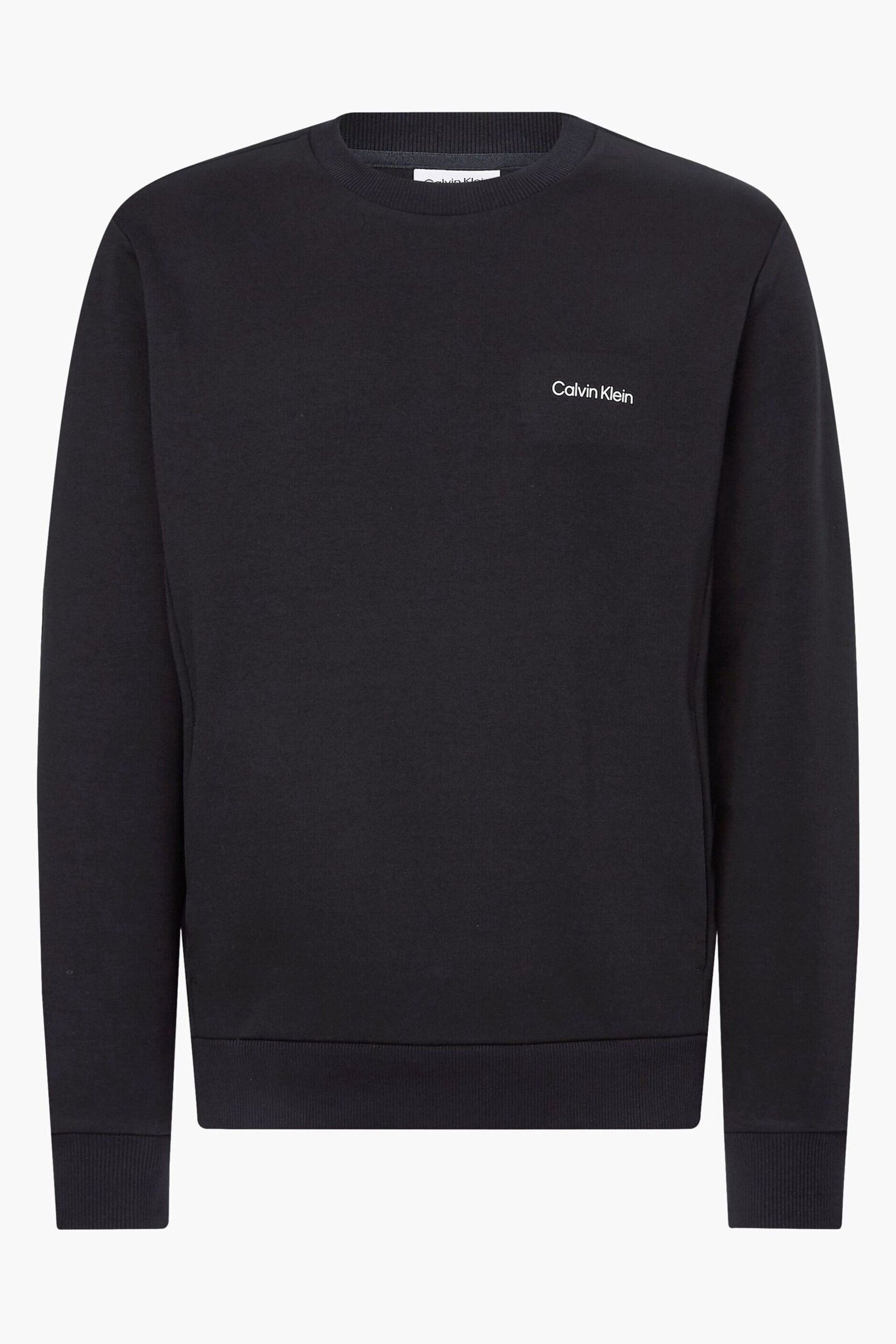 Calvin Klein Black Micro Logo Jumper - Image 2 of 4