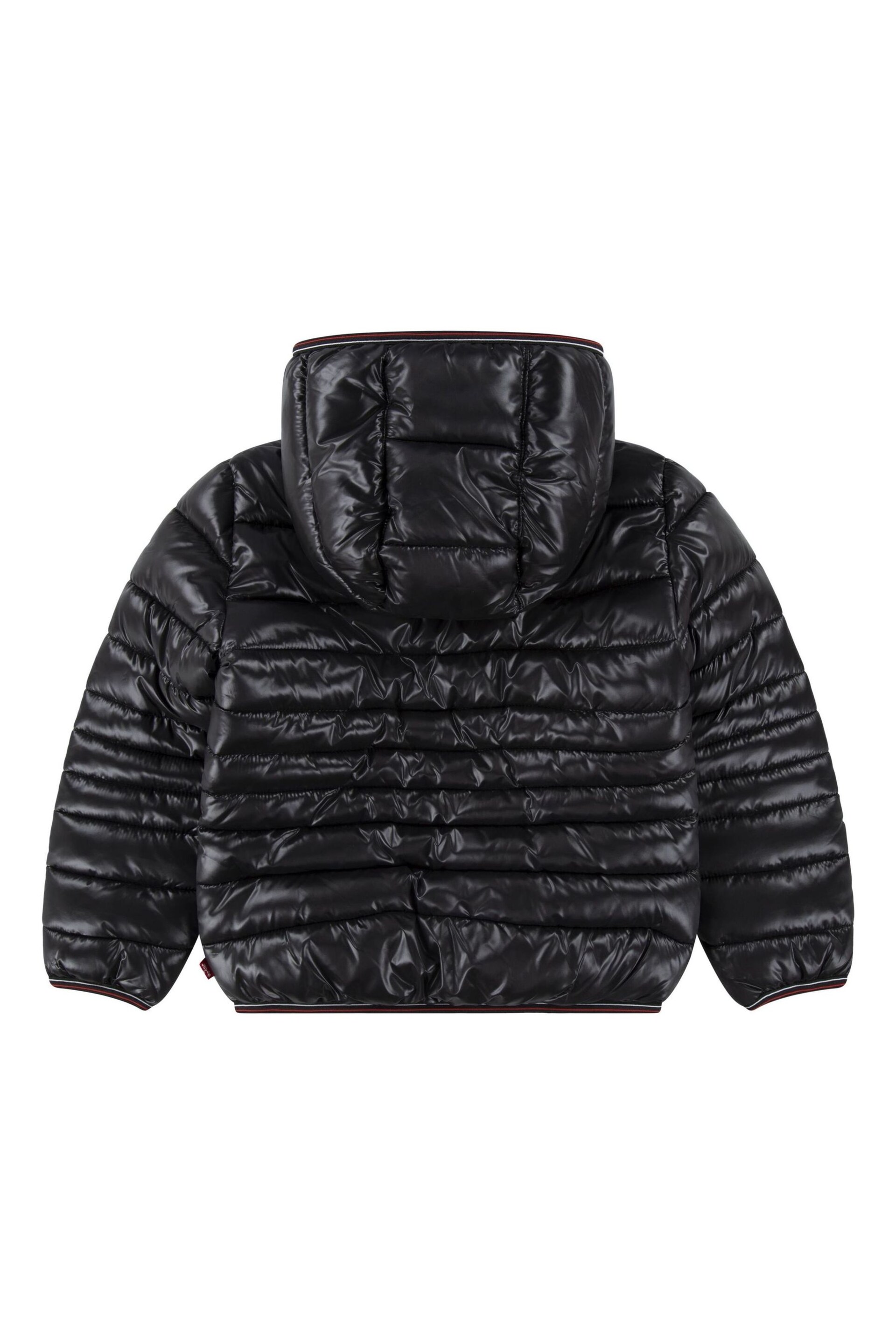 Levis® Sherpa Black Lined Midweight Puffer Jacket - Image 2 of 4