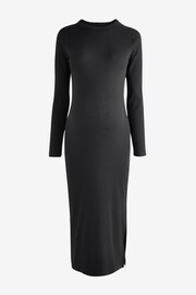 Black Maternity Long Sleeve Dress - Image 6 of 8