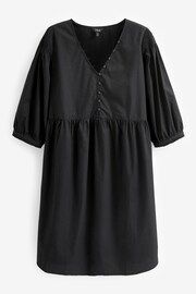 Black Maternity Nursing Smock Dress - Image 5 of 5