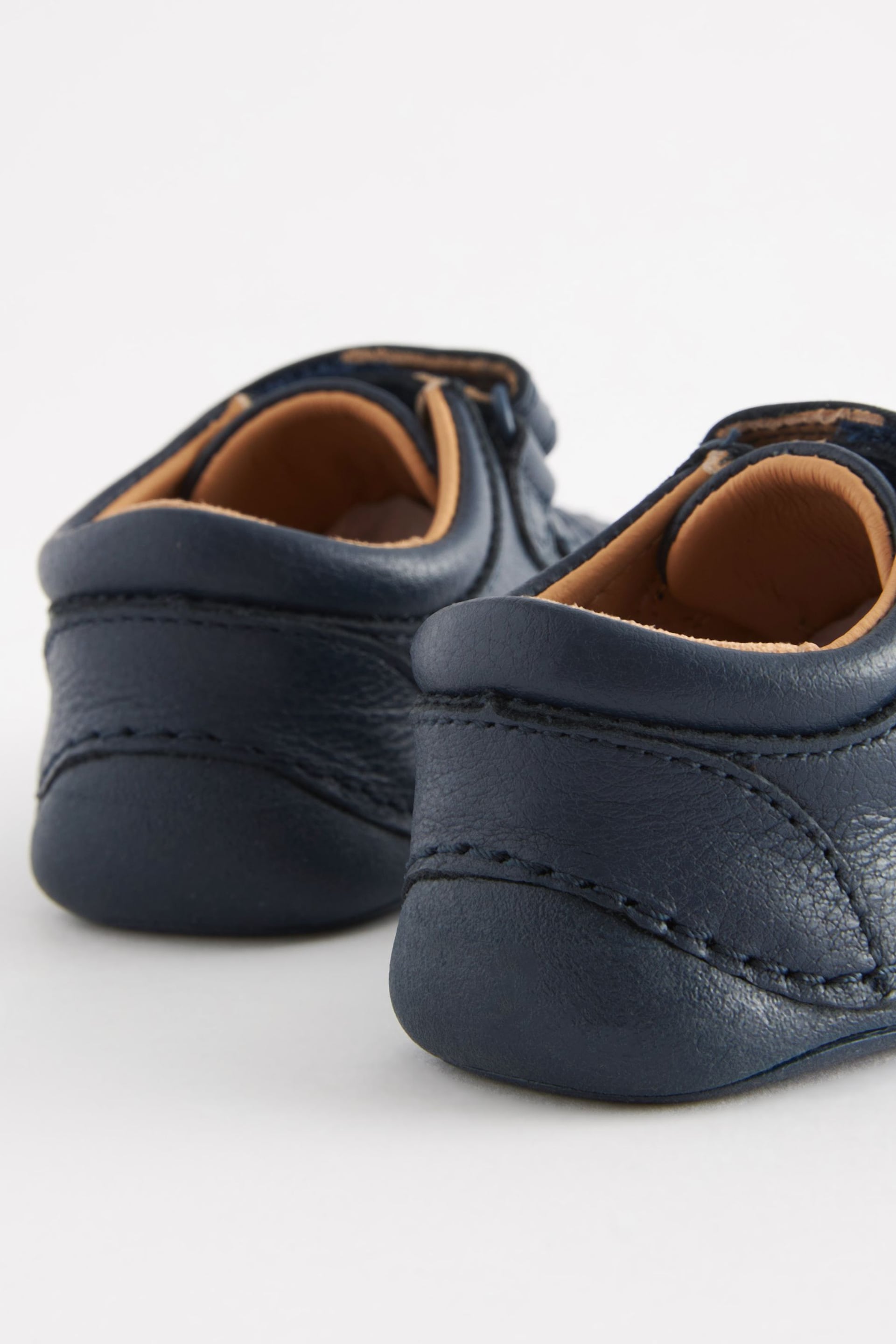 Navy Blue Standard Fit (F) Crawler Shoes - Image 3 of 5
