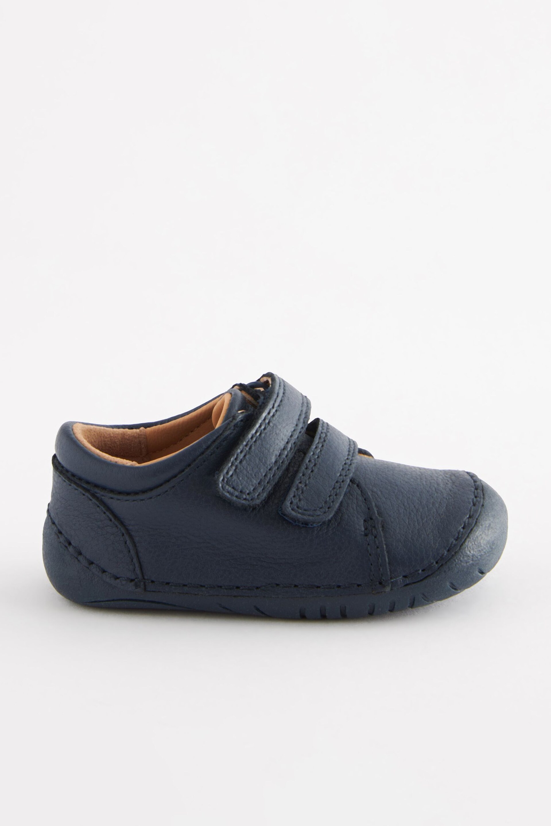 Navy Blue Wide Fit (G) Crawler Shoes - Image 2 of 5