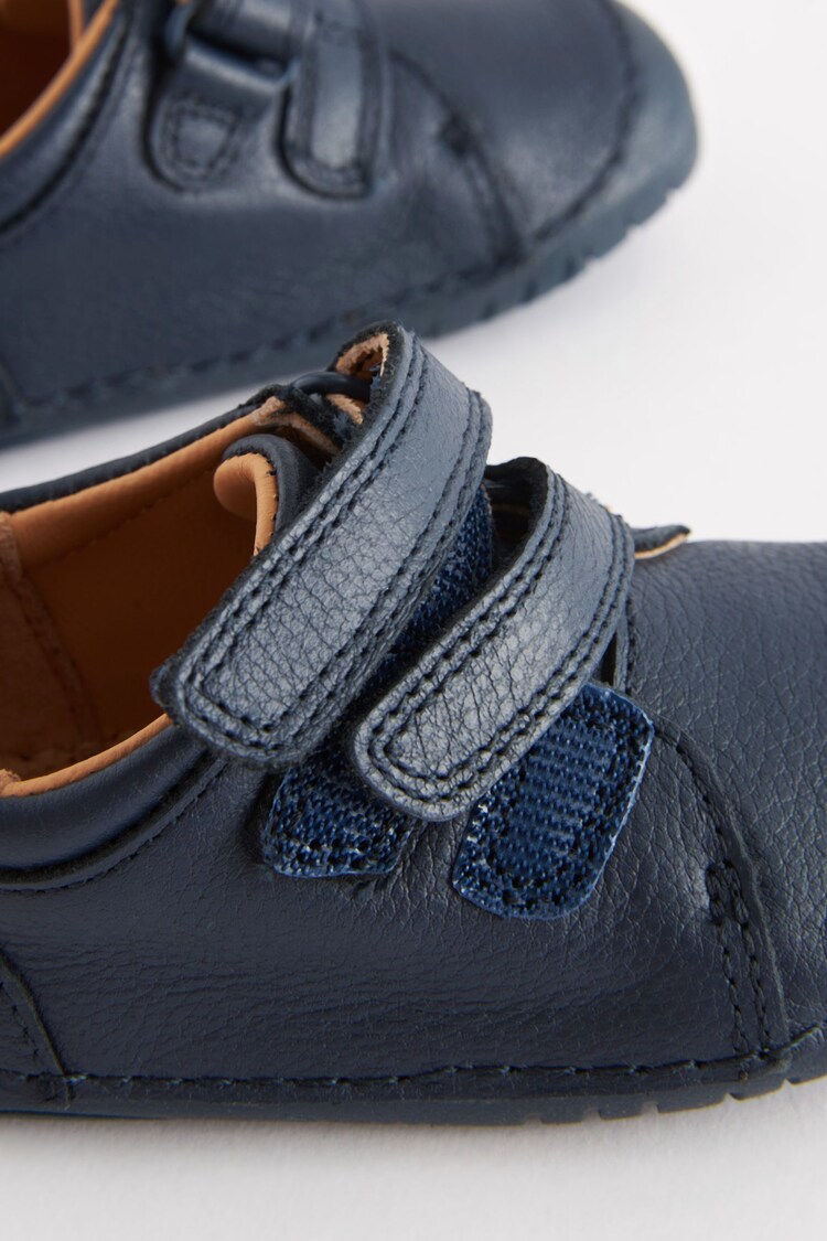 Navy Blue Wide Fit (G) Crawler Shoes - Image 5 of 5