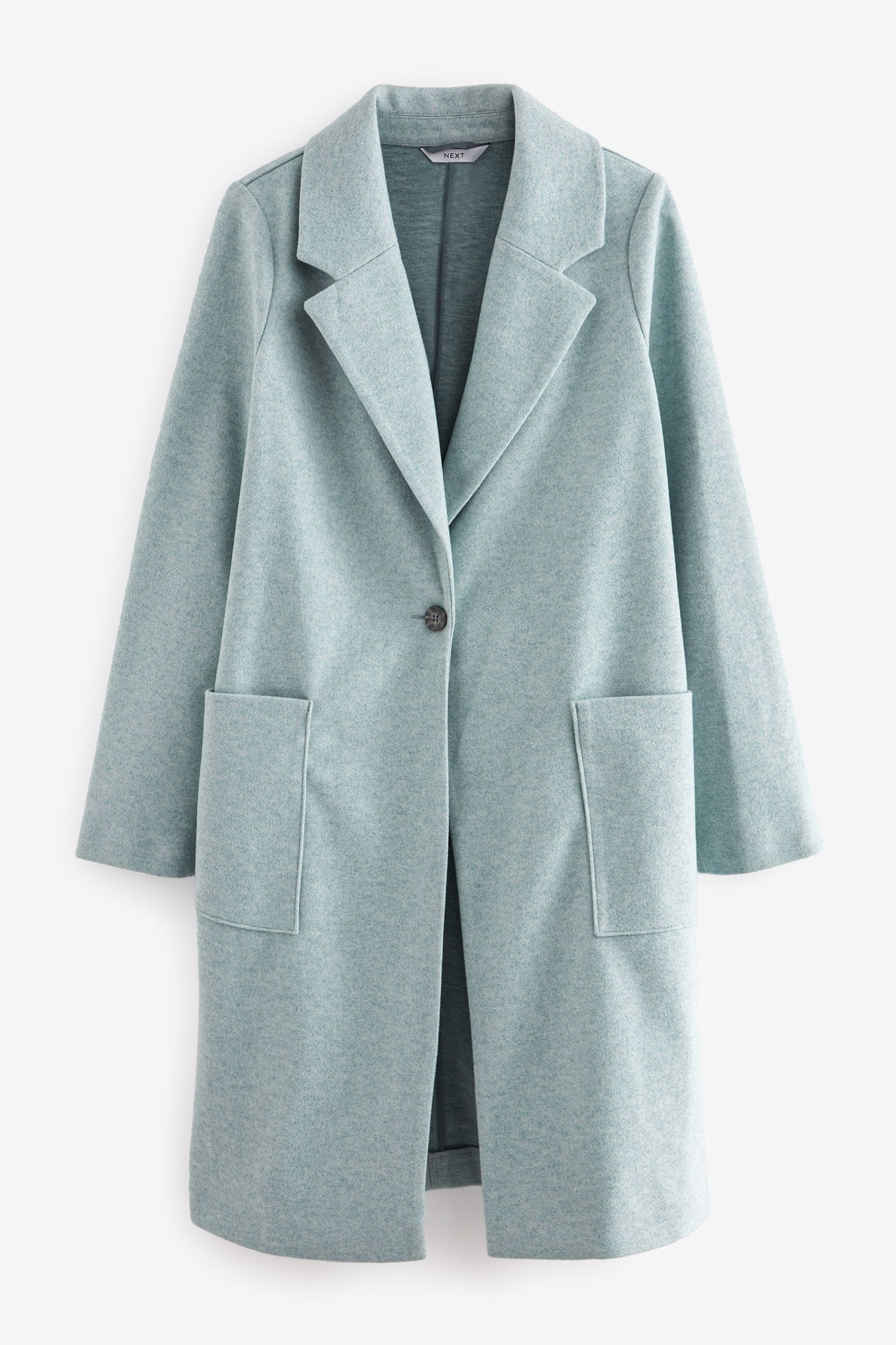 Buy Blue Smart Mid Length Coatigan from Next Luxembourg