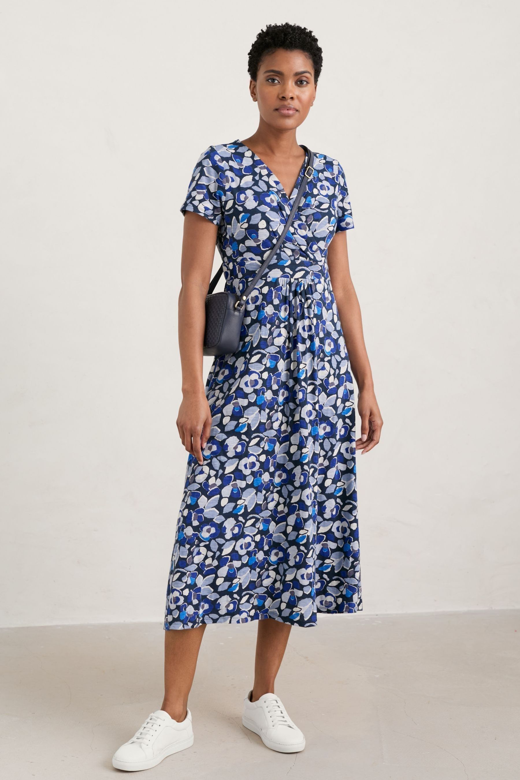 Buy Seasalt Cornwall Blue Chapelle Dress from Next Luxembourg