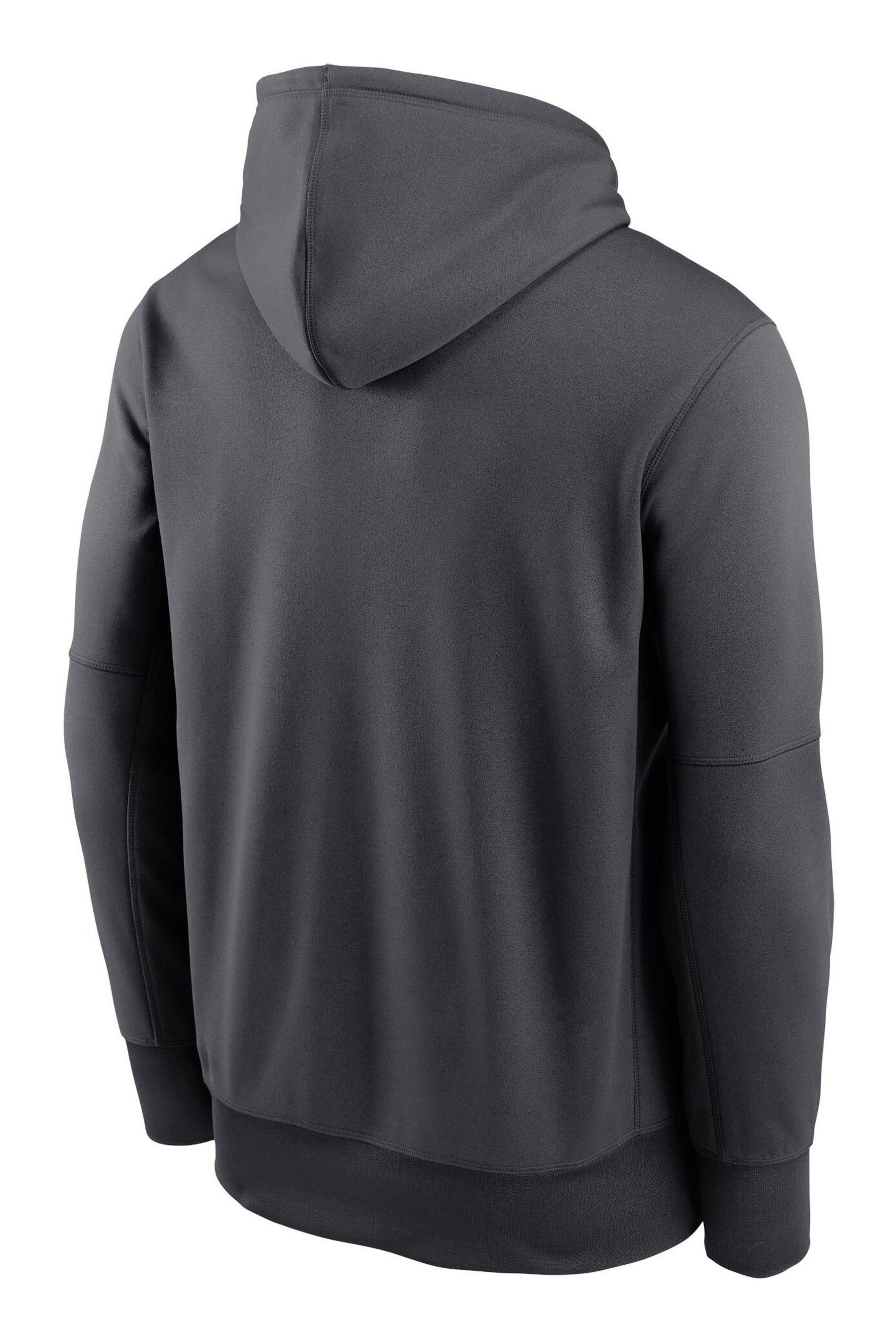 Buy Nike Grey NFL Fanatics Las Vegas Raiders Therma Pullover Hoodie from Next Luxembourg