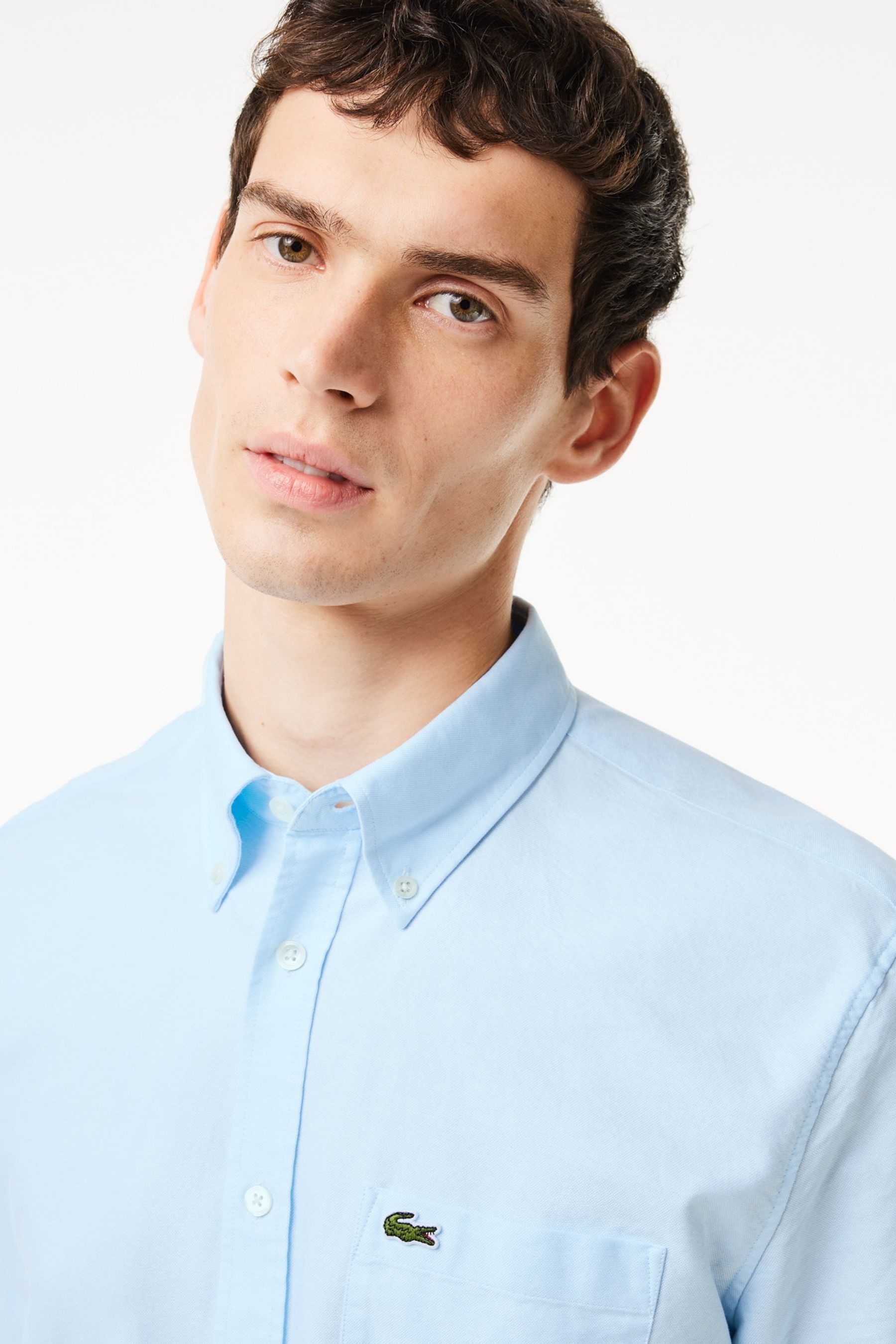 Buy Lacoste Short Sleeve Oxford Shirt from Next Belgium