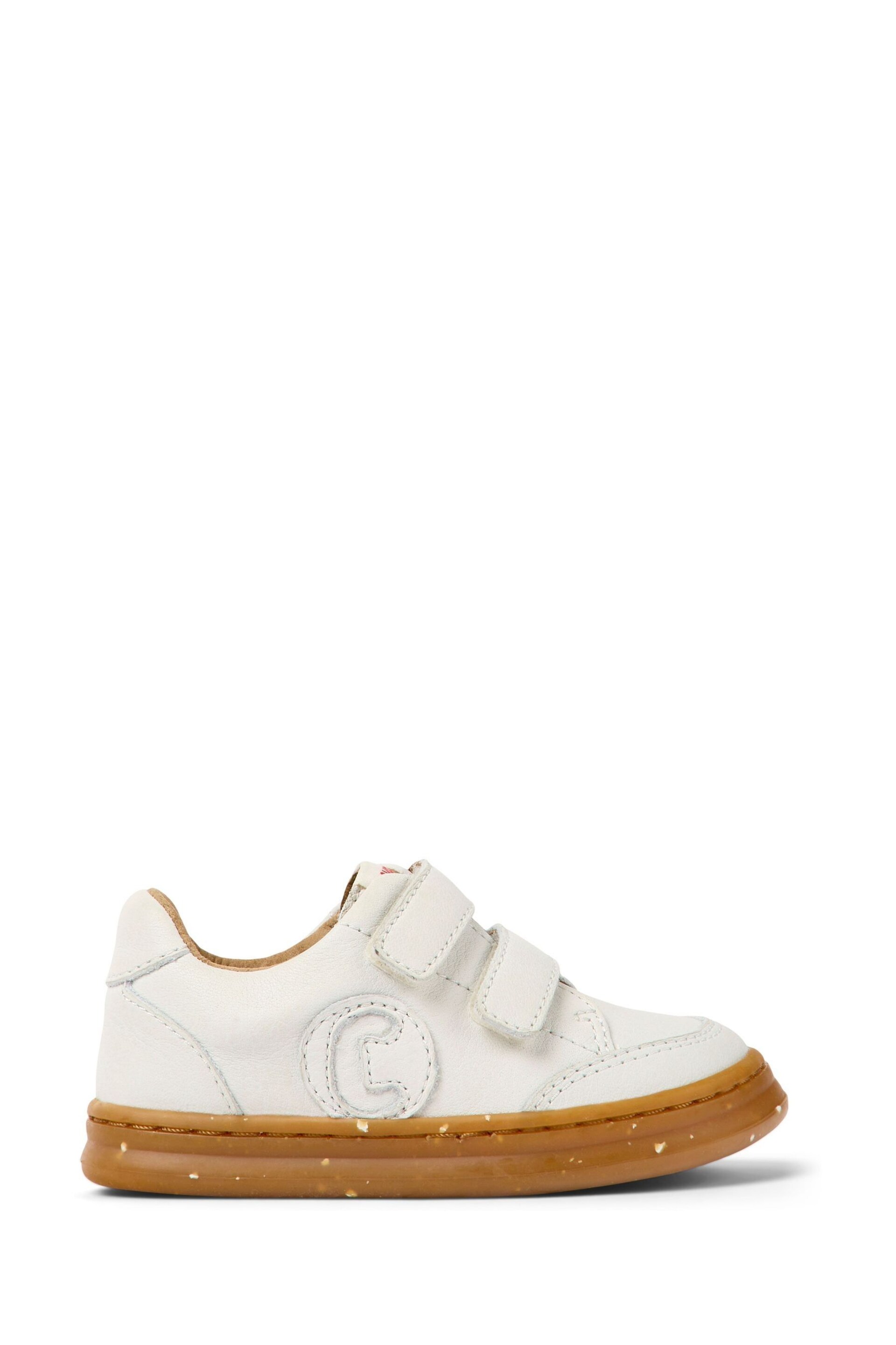 Runner Four First Walkers Non Dyed White Leather Sneakers - Image 1 of 5