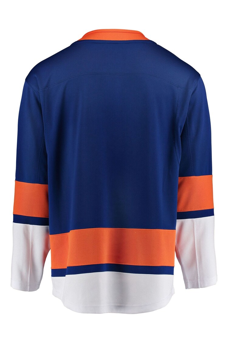 New York Islanders Fanatics Blue/Orange Branded Home Breakaway Jersey - Image 2 of 2