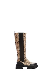 Moda In Pelle Hanah Chunky Sole Long Feature Chelsea Boots - Image 3 of 4