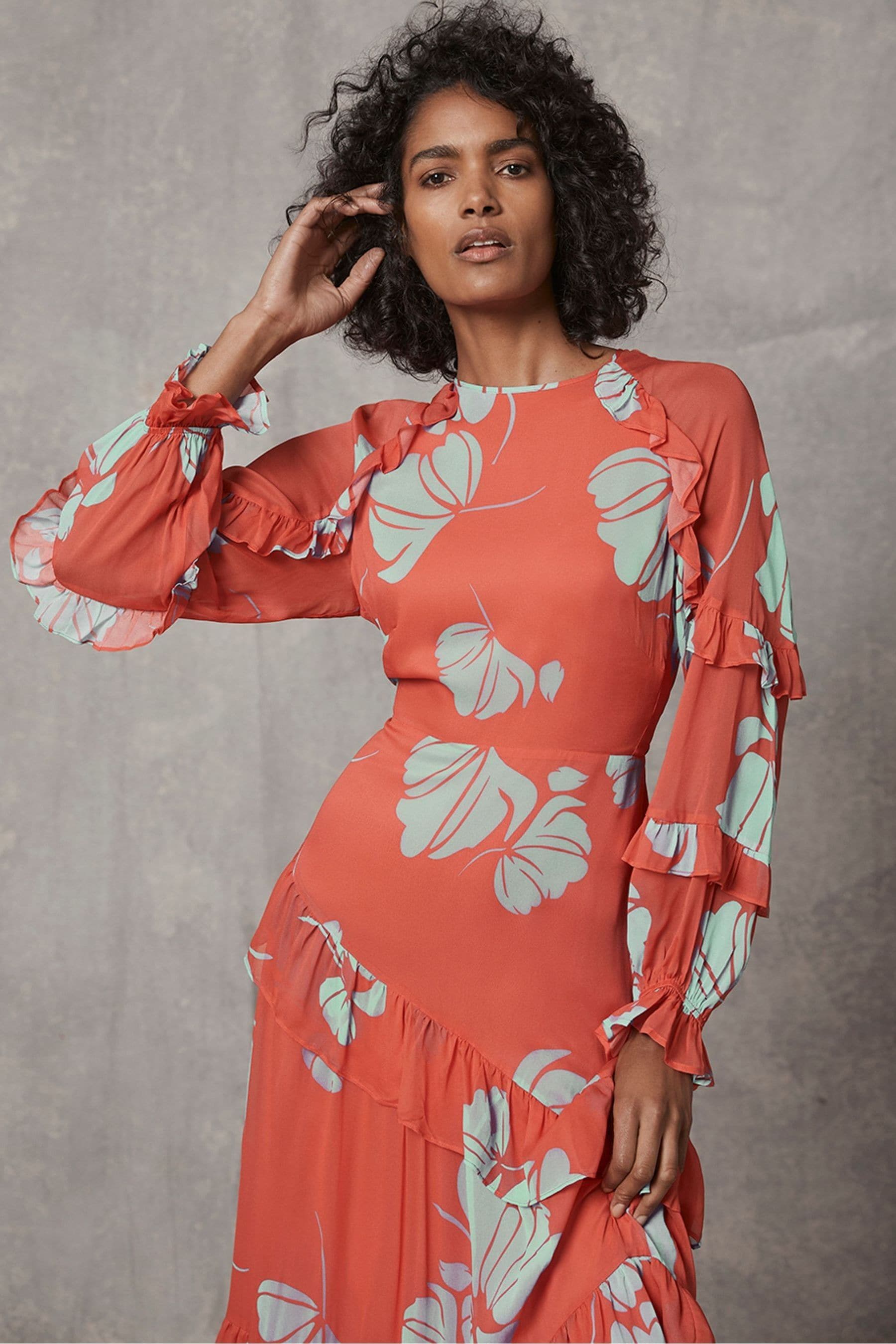 Mint velvet red dress 2025
