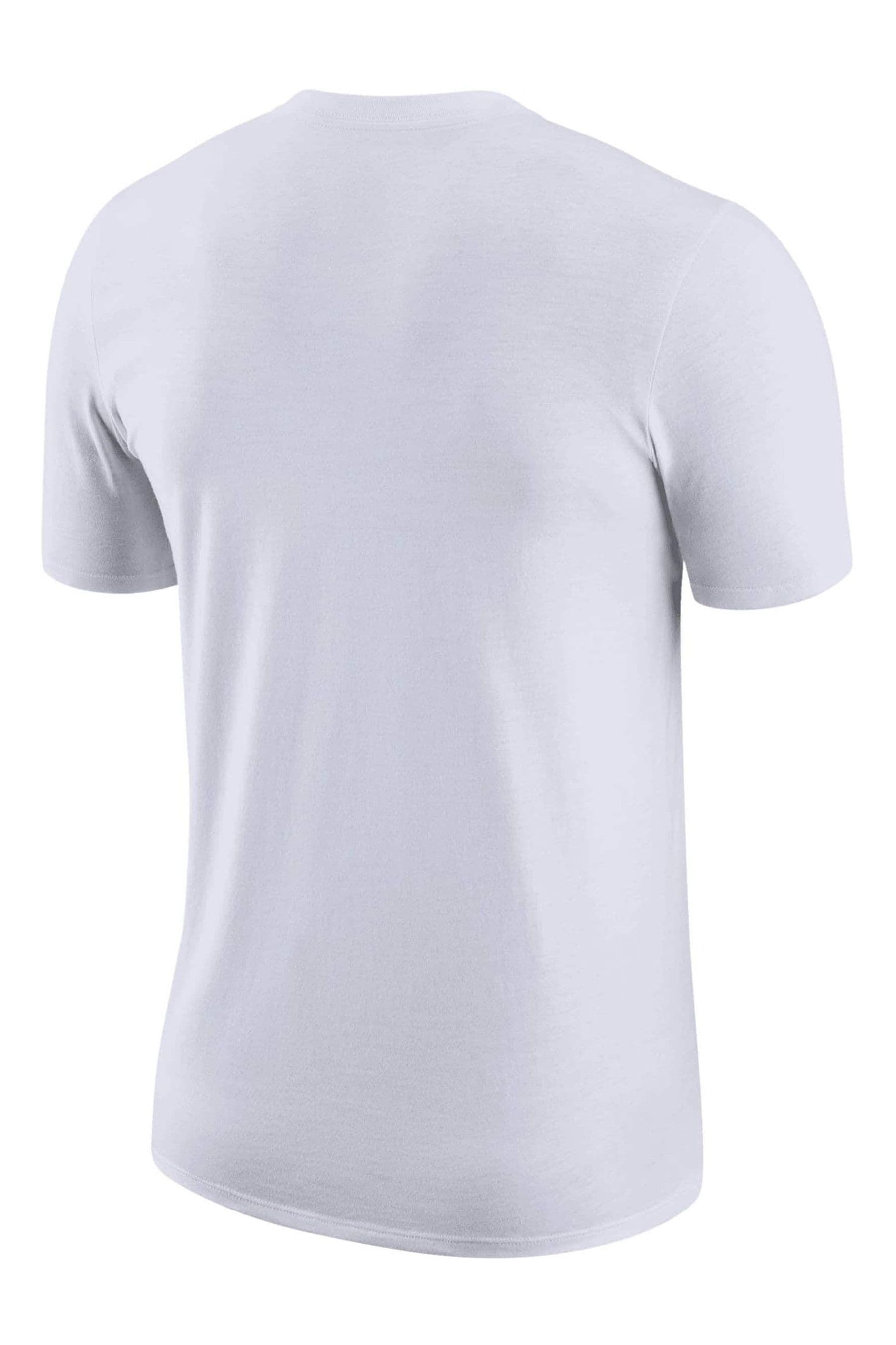 Buy Nike White Fanatics Los Angeles Lakers Nike Essential Logo T Shirt from Next Luxembourg