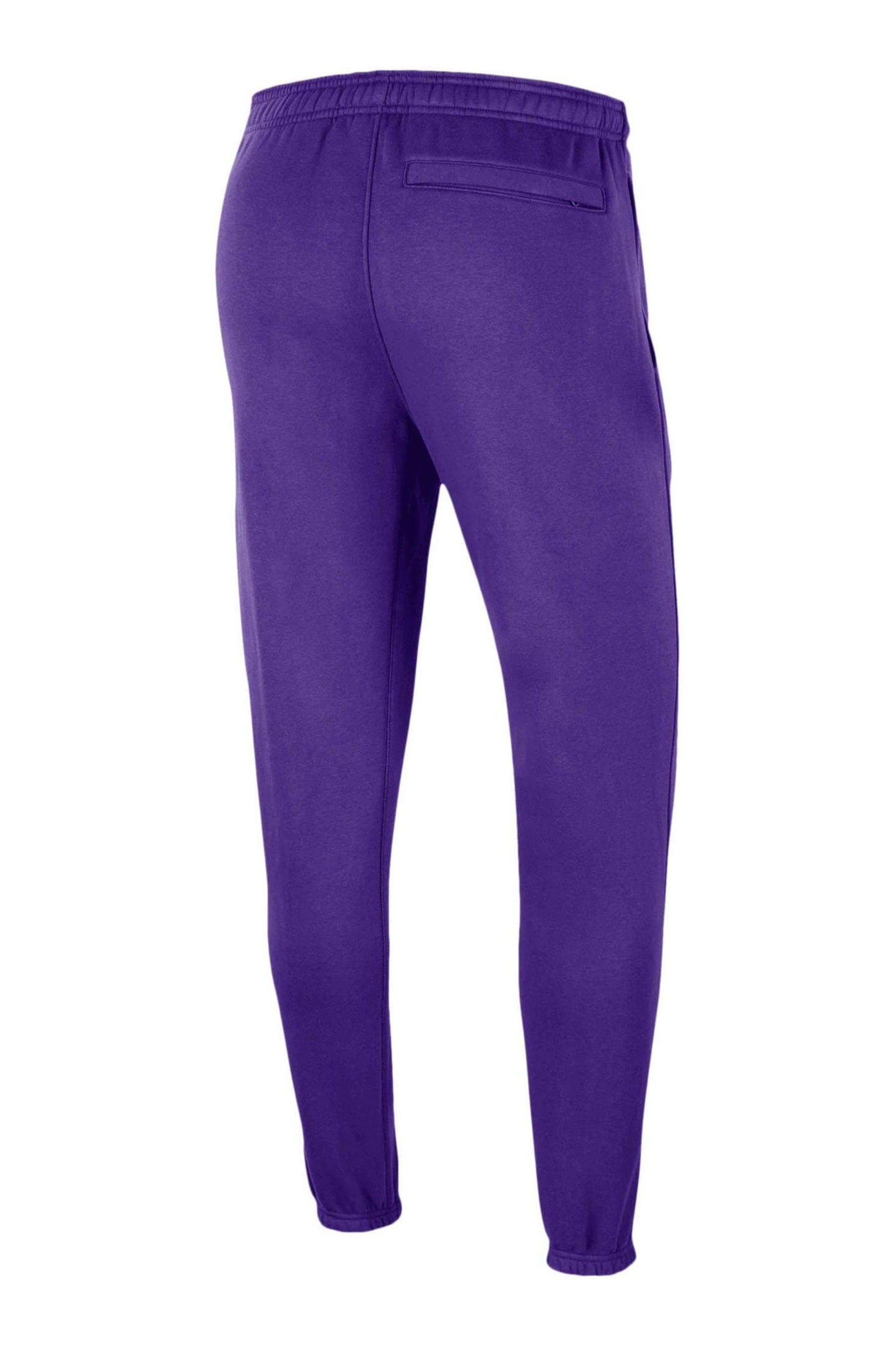 Buy Nike Purple Fanatics Los Angeles Lakers Nike Courtside Joggers from Next Luxembourg