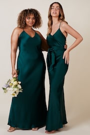 Rewritten Brooklyn Bridesmaid Dress With Waist Tie - Image 3 of 6