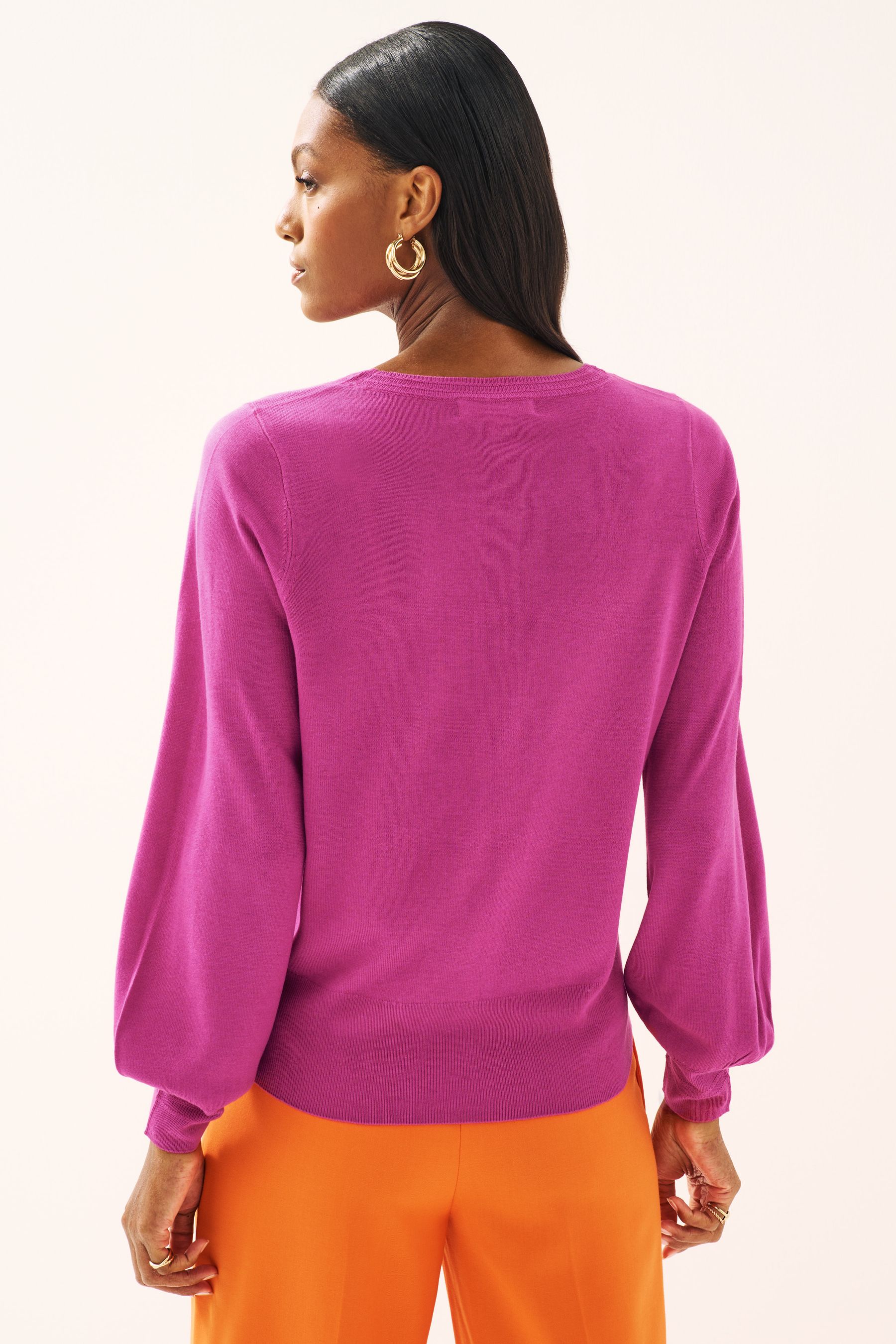 Fushia pink jumper new arrivals
