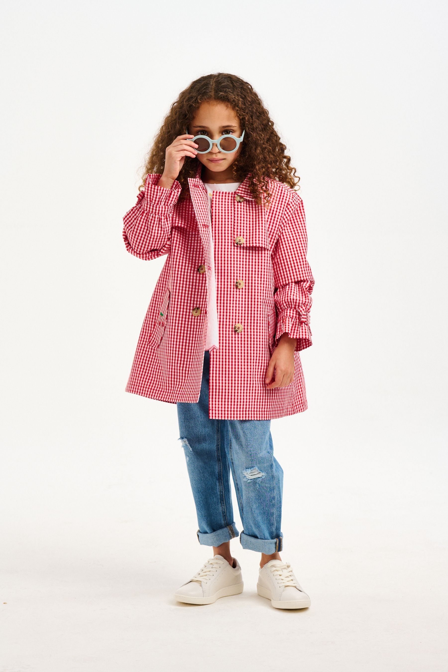 Next girls red coat cheap