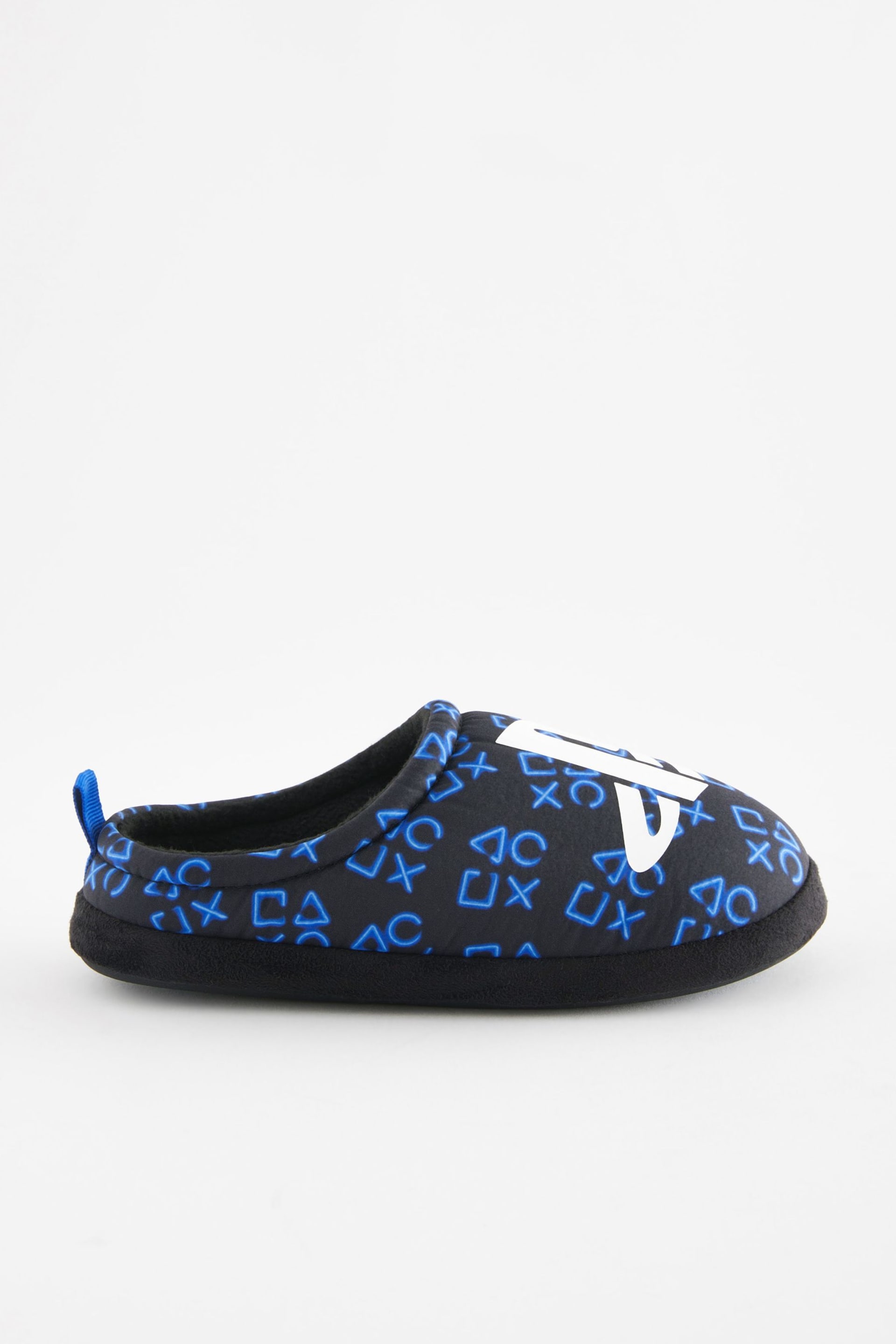 Black PlayStation Sporty Mule Slippers - Image 3 of 4