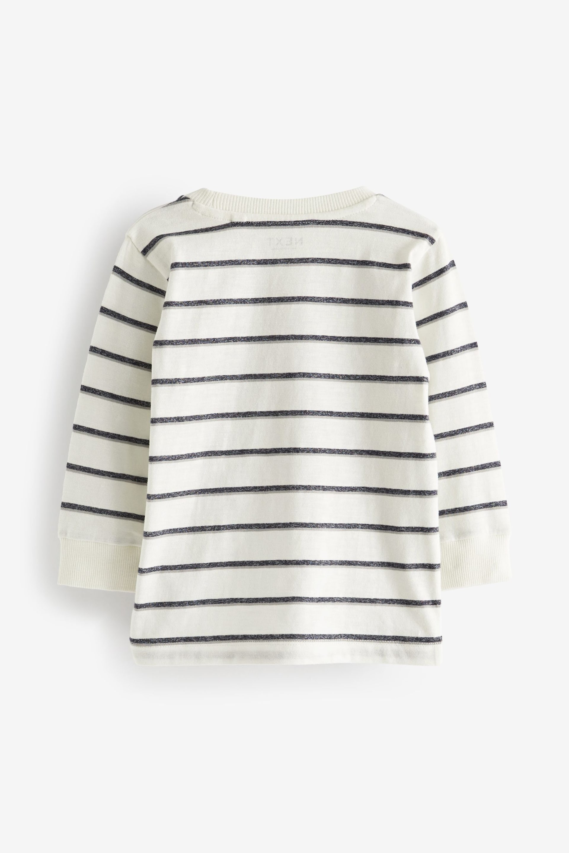 Black/White Plain Long Sleeve T-Shirts 5 Pack (3mths-7yrs) - Image 2 of 3