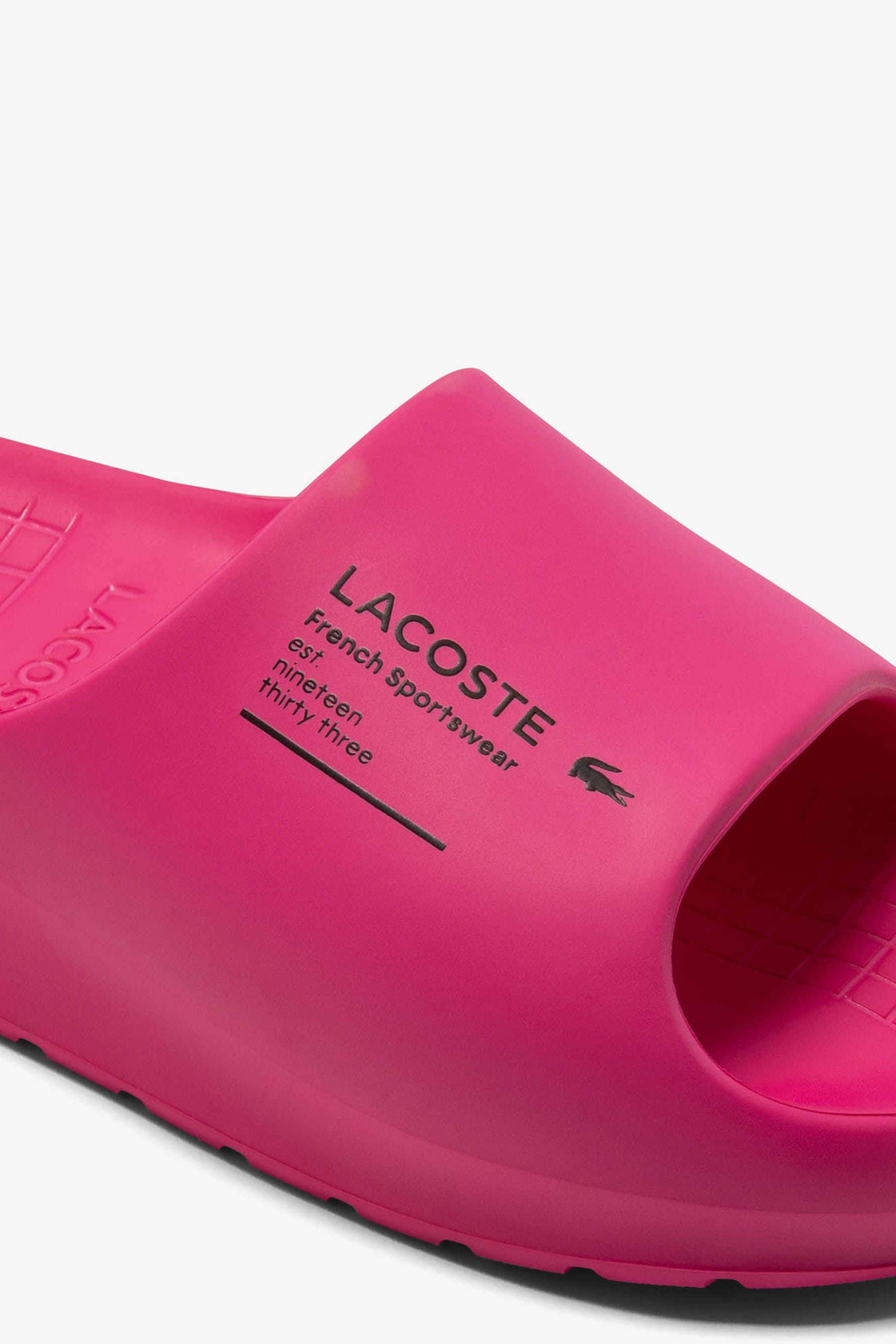 Buy Lacoste Womens Pink Serve Slide 2.0 Sandals from Next Luxembourg