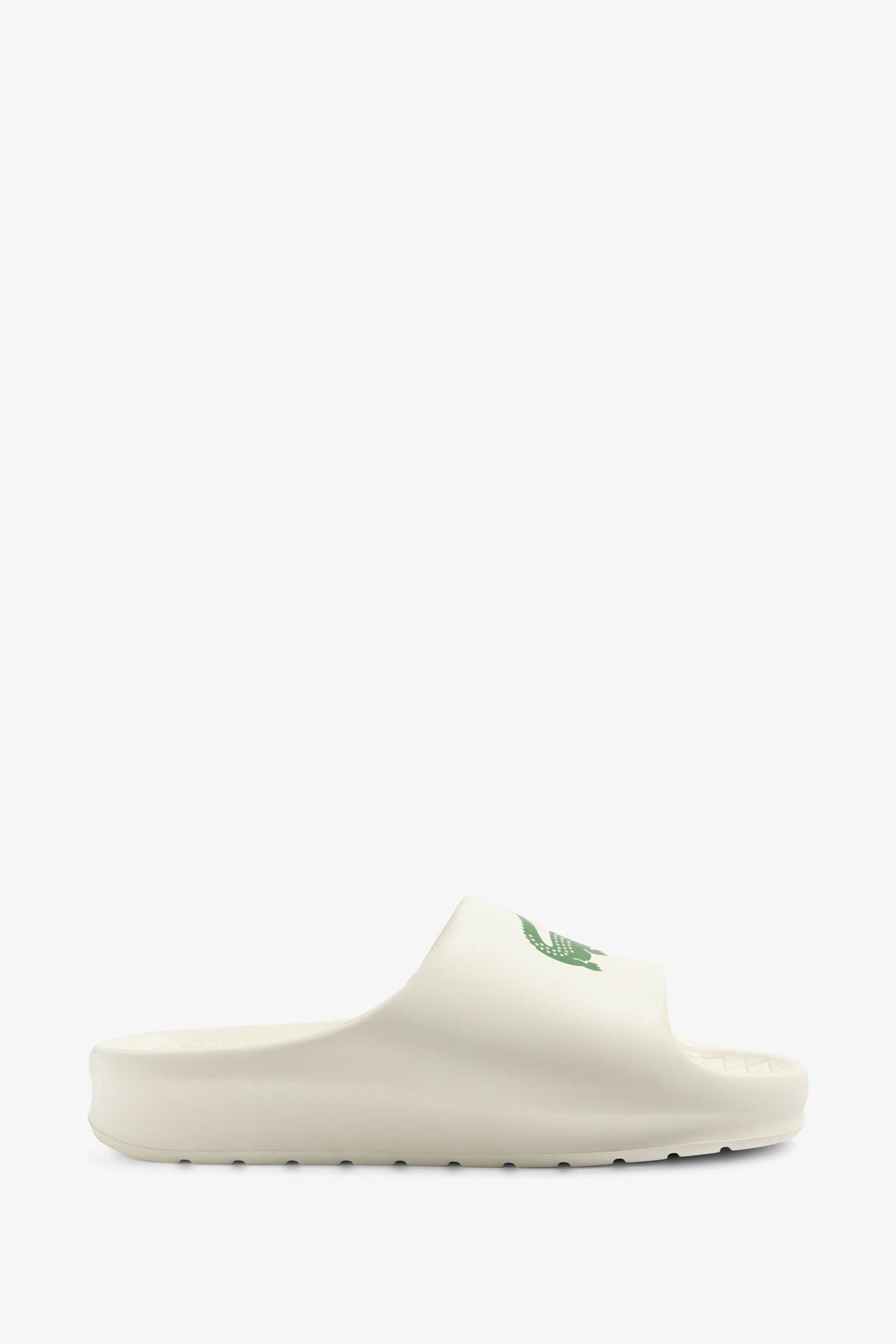 Lacoste Womens Serve Slide White Sandals - Image 1 of 8