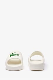 Lacoste Womens Serve Slide White Sandals - Image 3 of 8