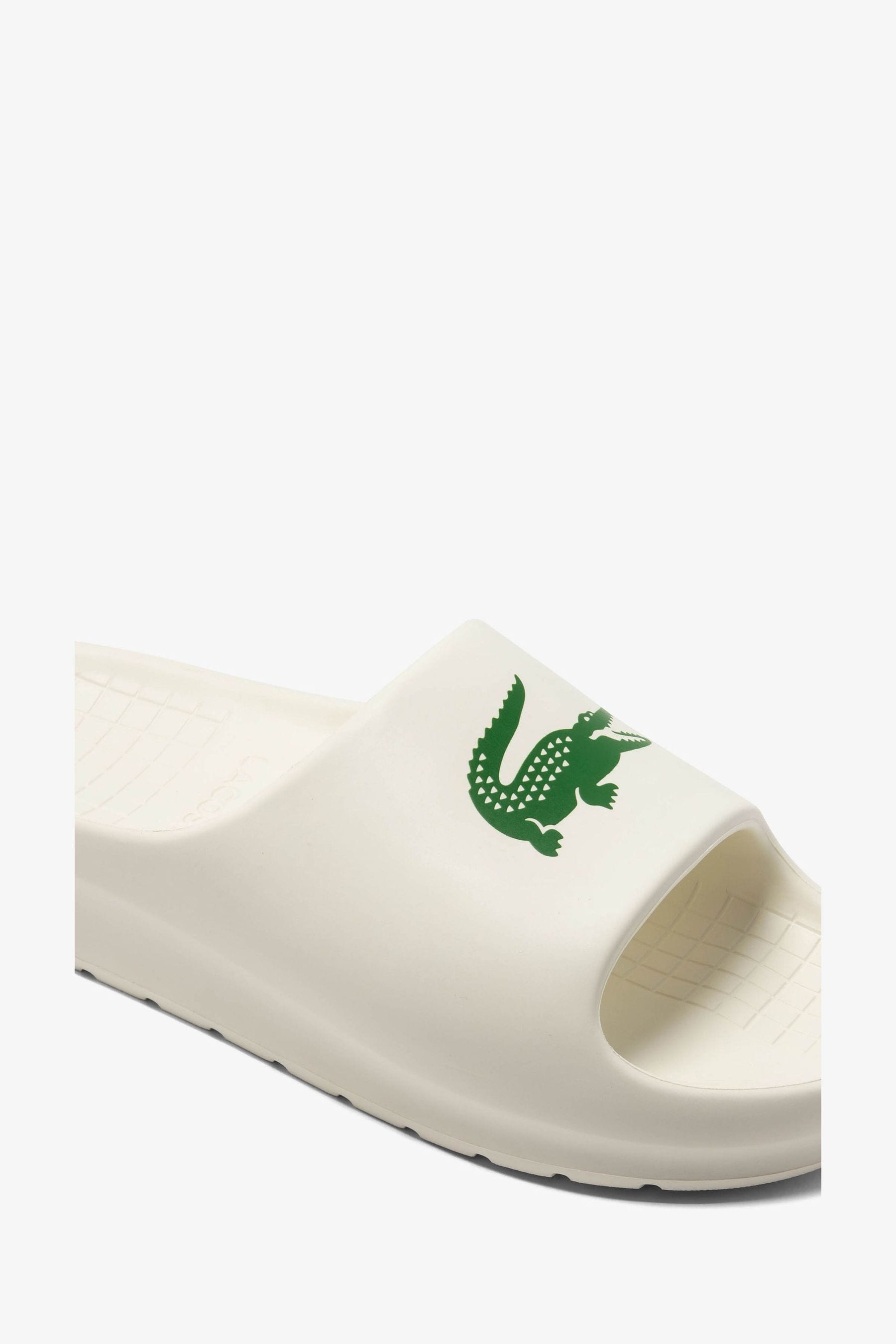 Buy Lacoste Womens Serve Slide White Sandals from Next Luxembourg