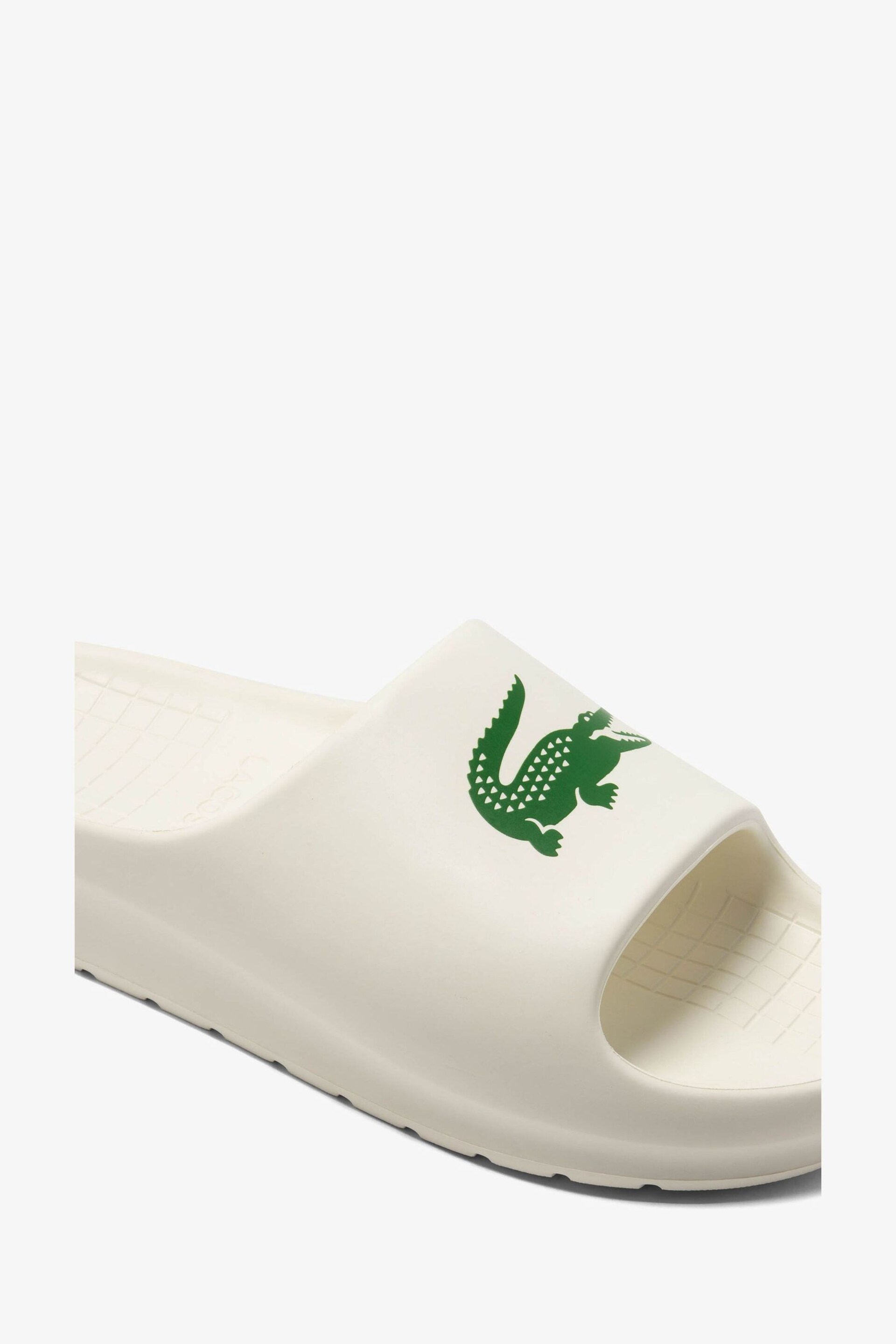 Lacoste Womens Serve Slide White Sandals - Image 8 of 8