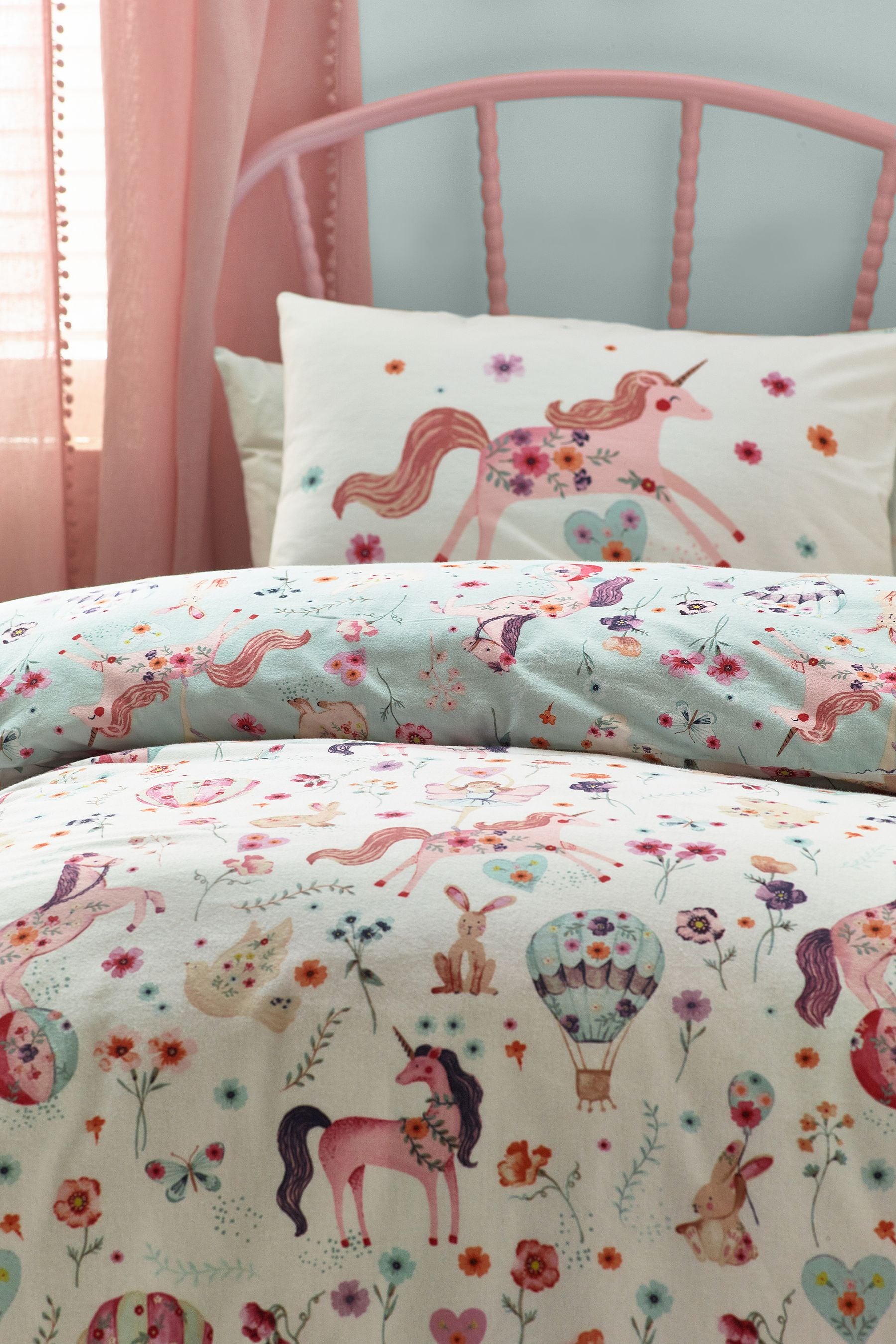 Double unicorn duvet cheap