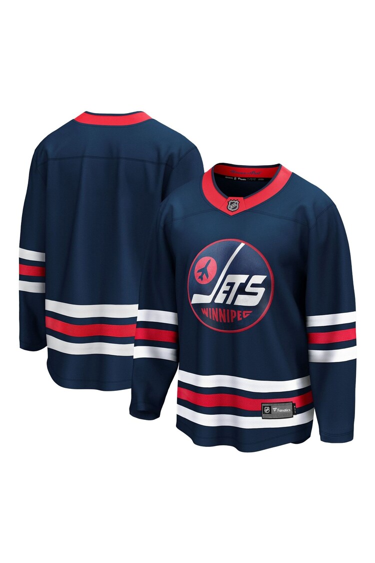 Fanatics Blue Winnipeg Jets Branded Alternate Breakaway Jersey - Image 1 of 3