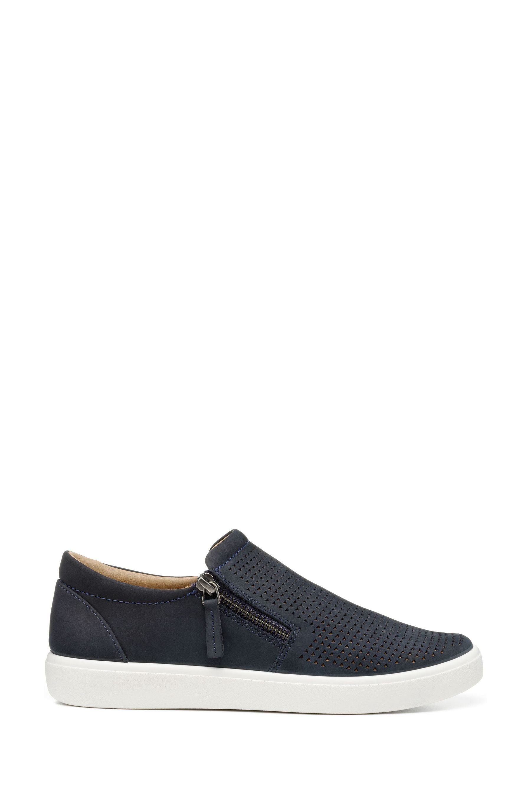 Buy Hotter Blue Wide Fit Daisy Slip On Zip Shoes from the Next UK online shop