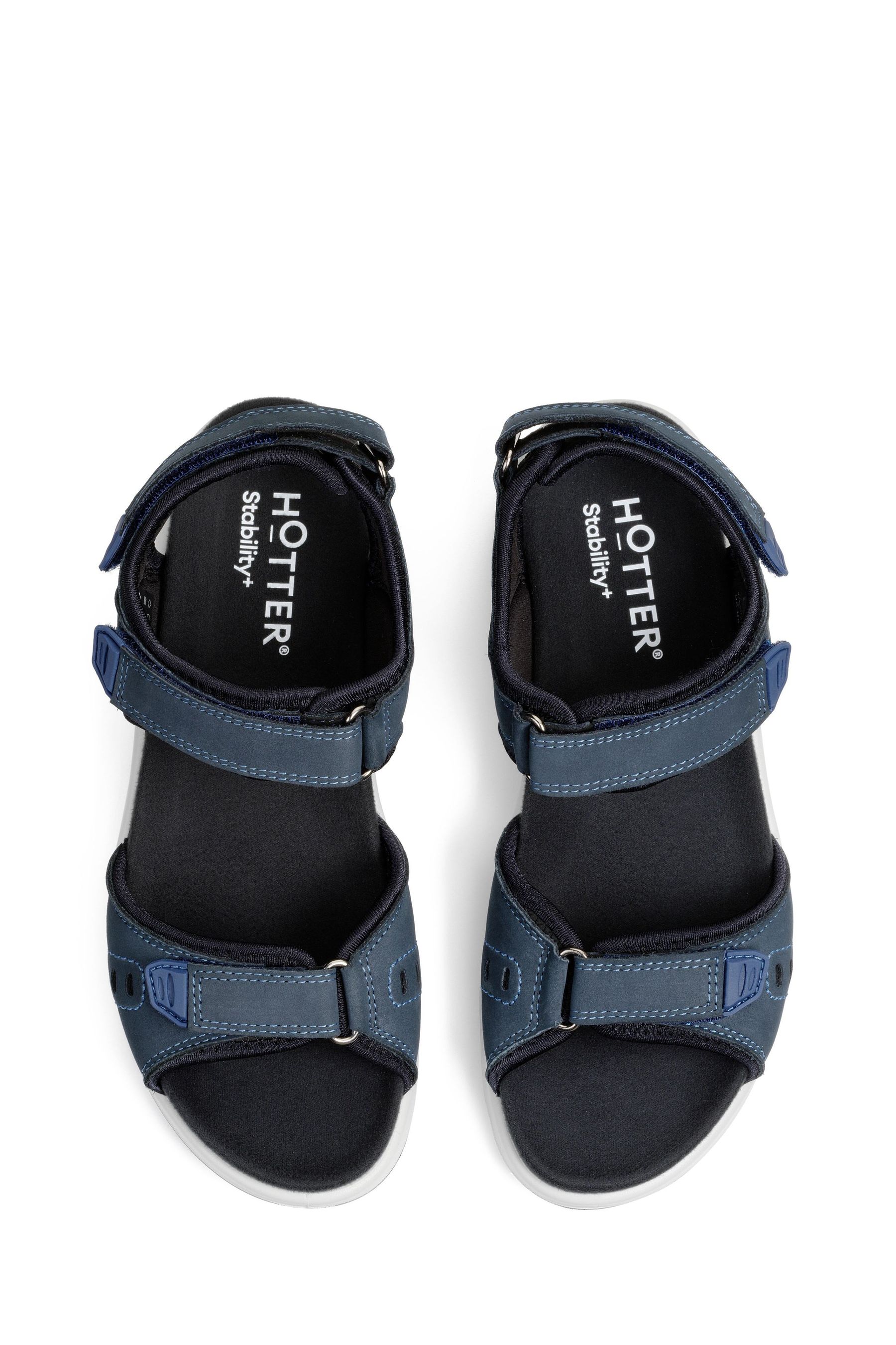 Navy blue walking sandals deals