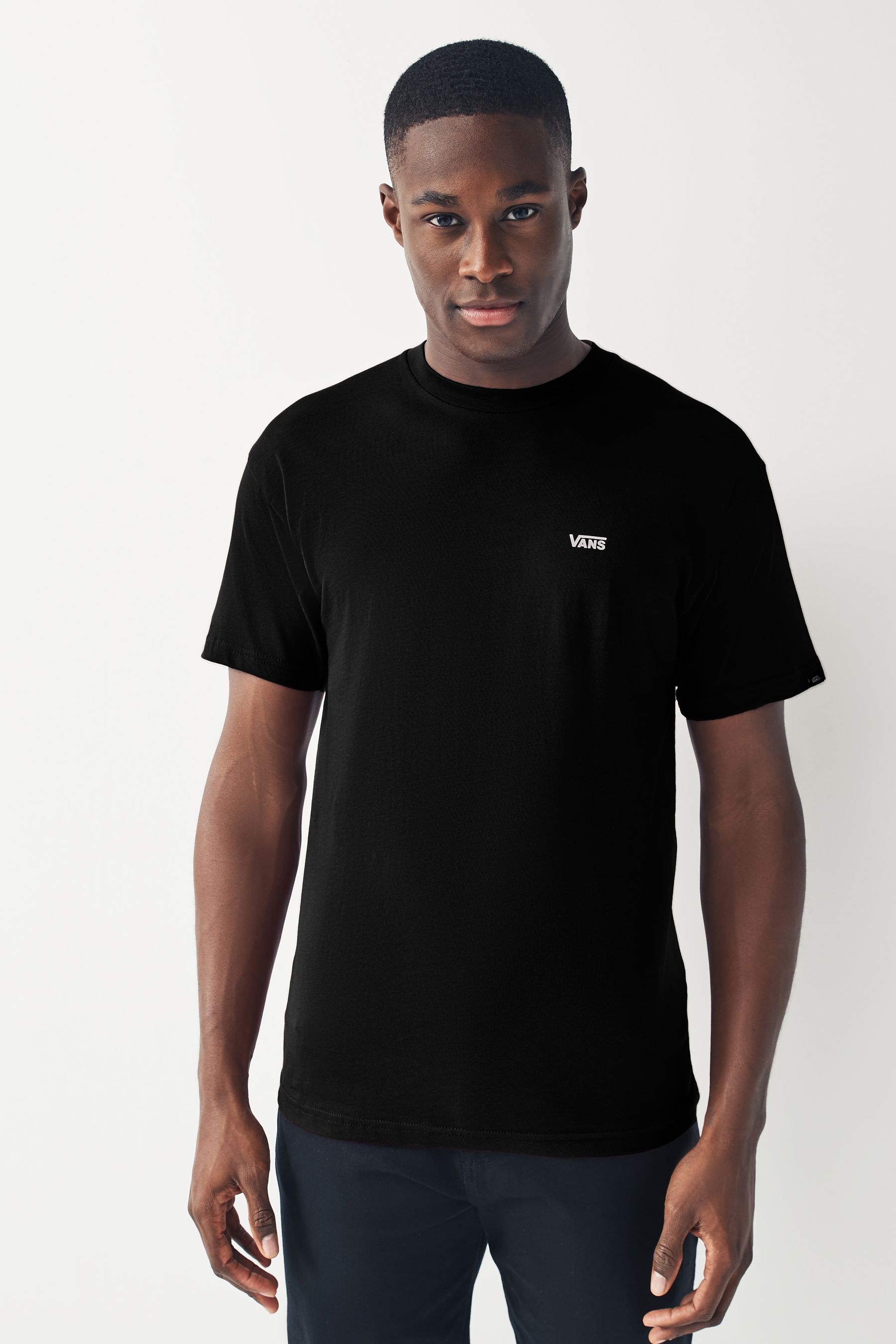 Buy Vans Mens Left Chest Logo 100 Cotton T Shirt from Next Luxembourg