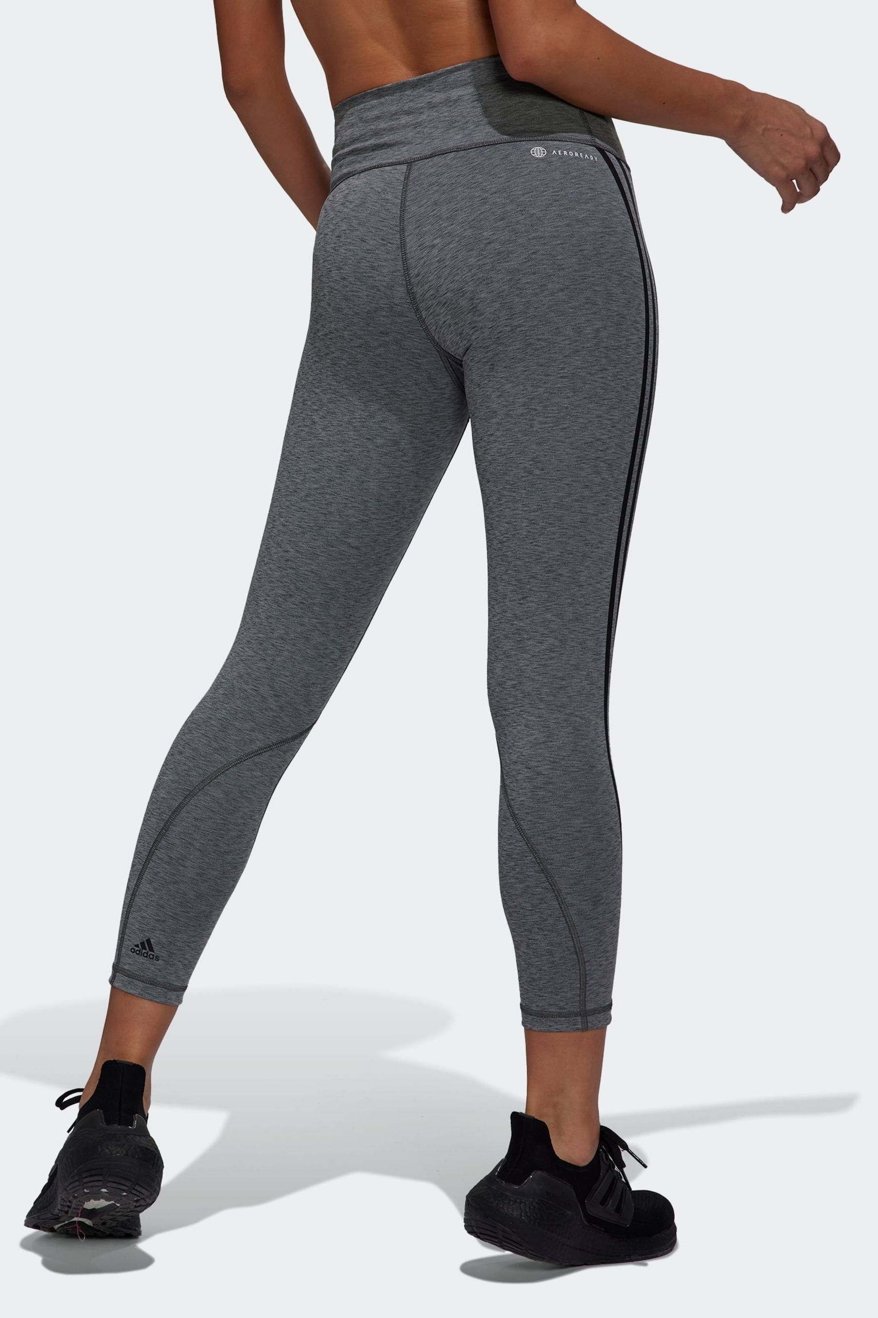 Buy adidas Dark Grey Optimone Train Icons 7 8 Leggings from Next Ireland